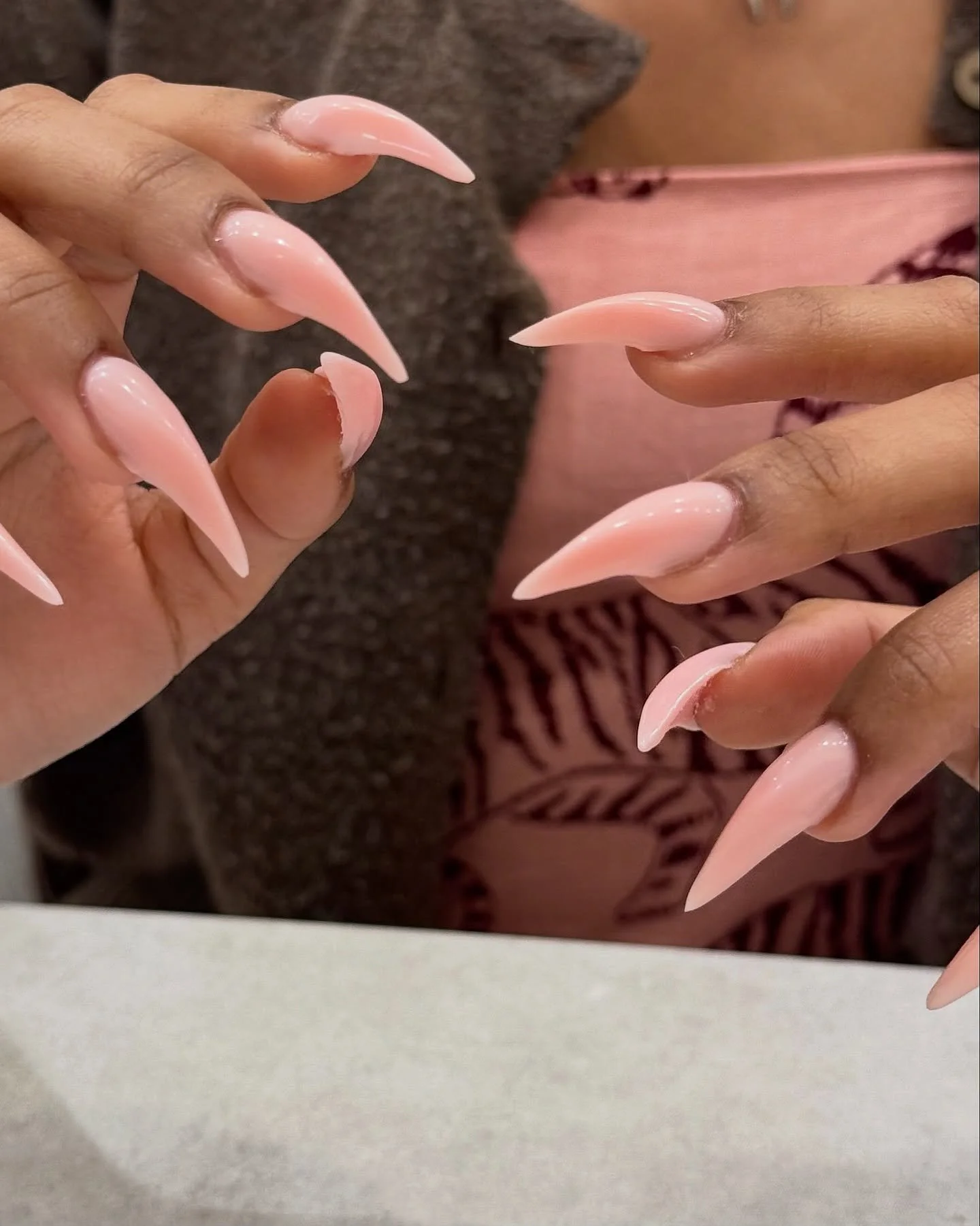 Pretty predator with these perfect claw shaped nails. 💗

Nails by Master Artist, Mia. 🦀

Would you have these done?

Creature claws. Claw nails. Sharp nails. Stiletto nails. Curvy claw nails. Gel nail polish. Gel X. Acrylic nails. Pink nails. 

#cl