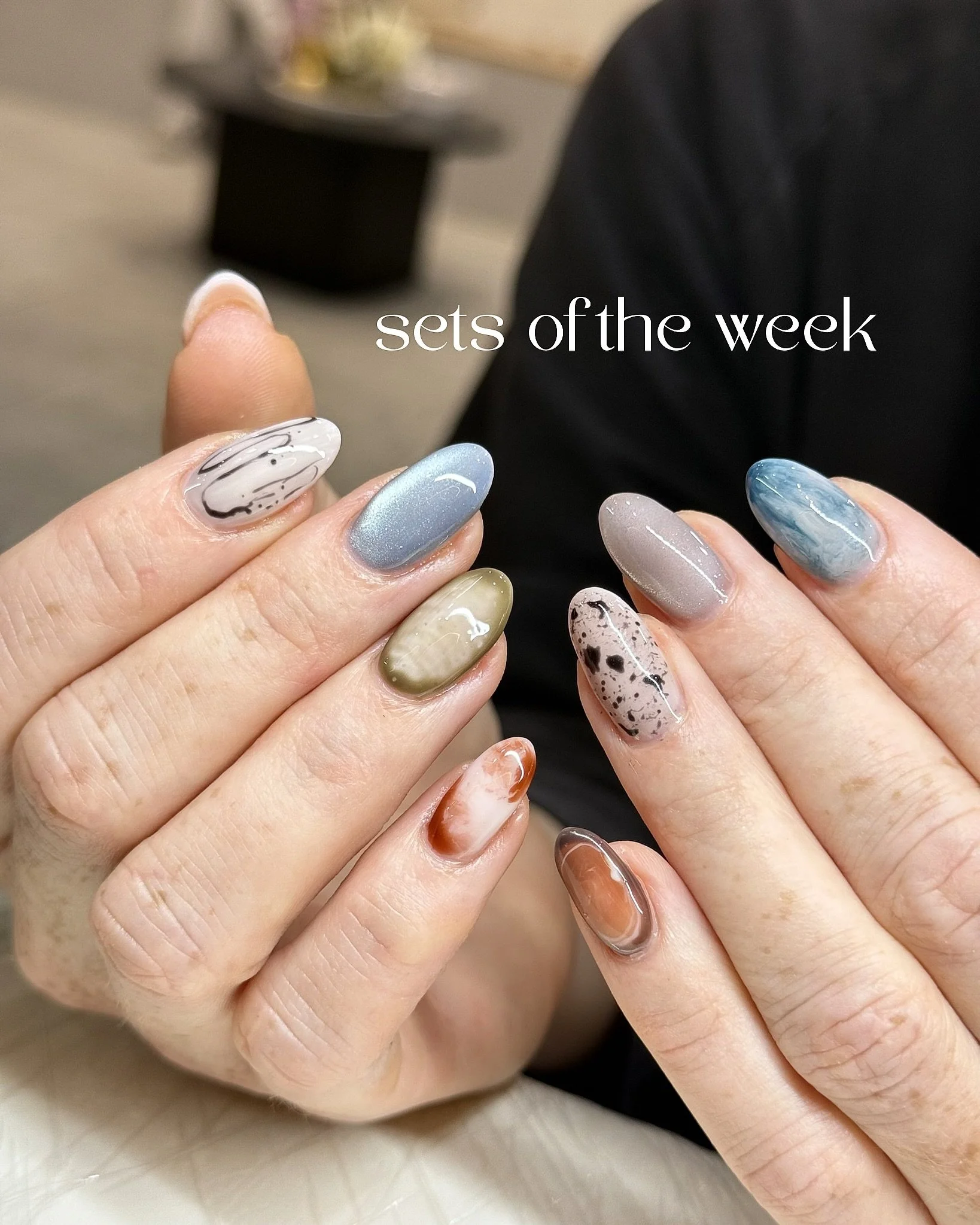 Favourite nail sets of the week! ⭐️

Come in and pamper yourself at Ace Nails &amp; Beauty. 

Book online or send us a message to secure your spot. 

Locations:
🇦🇺 Shop 2, 7-9 Gibbons Street, Redfern, NSW, 2016
🇻🇳 37 Nguyen Ba Huan, Thao Dien, D2