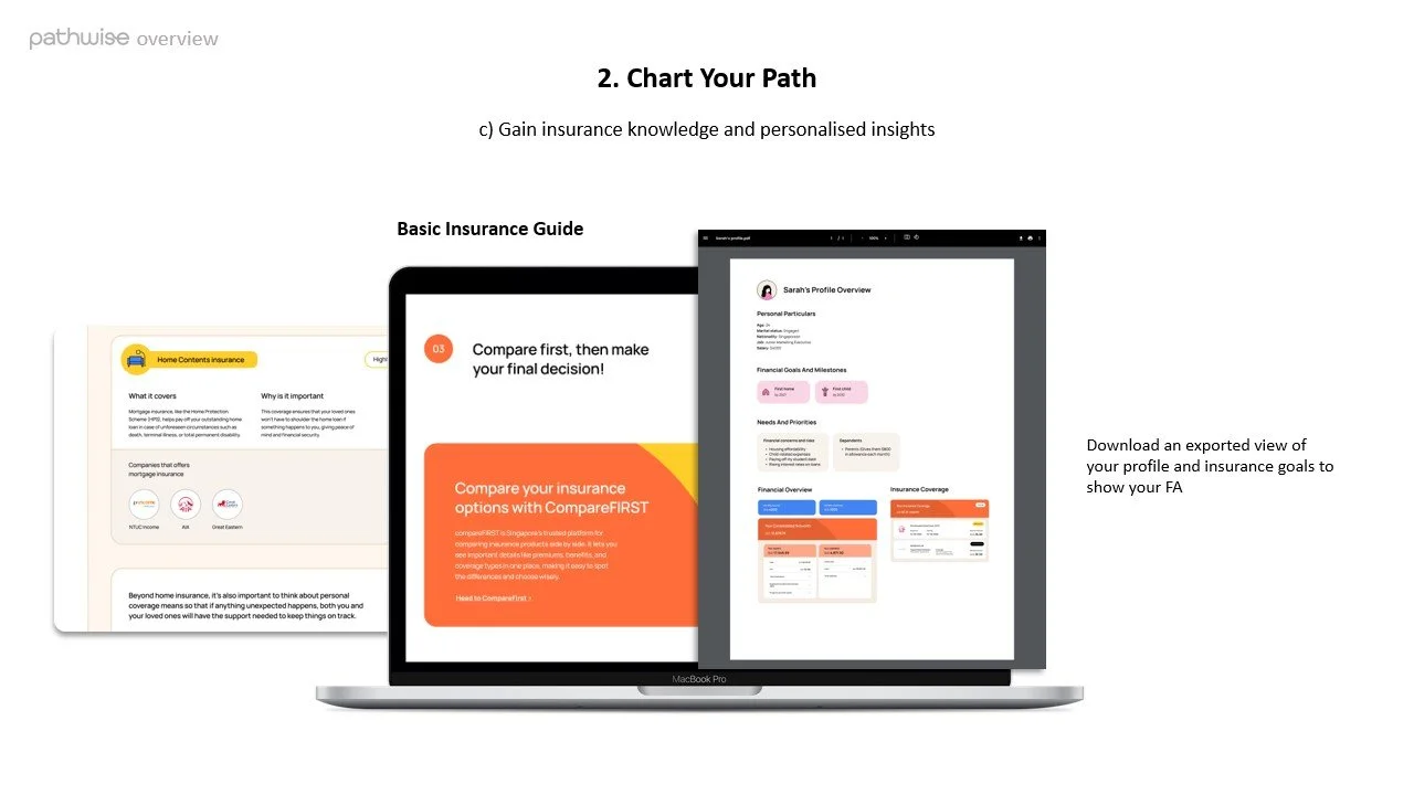 Finally, you may export your profile summary as a PDF, which includes all the essential information your financial advisor needs, ensuring you’re well-prepared for consultations.​