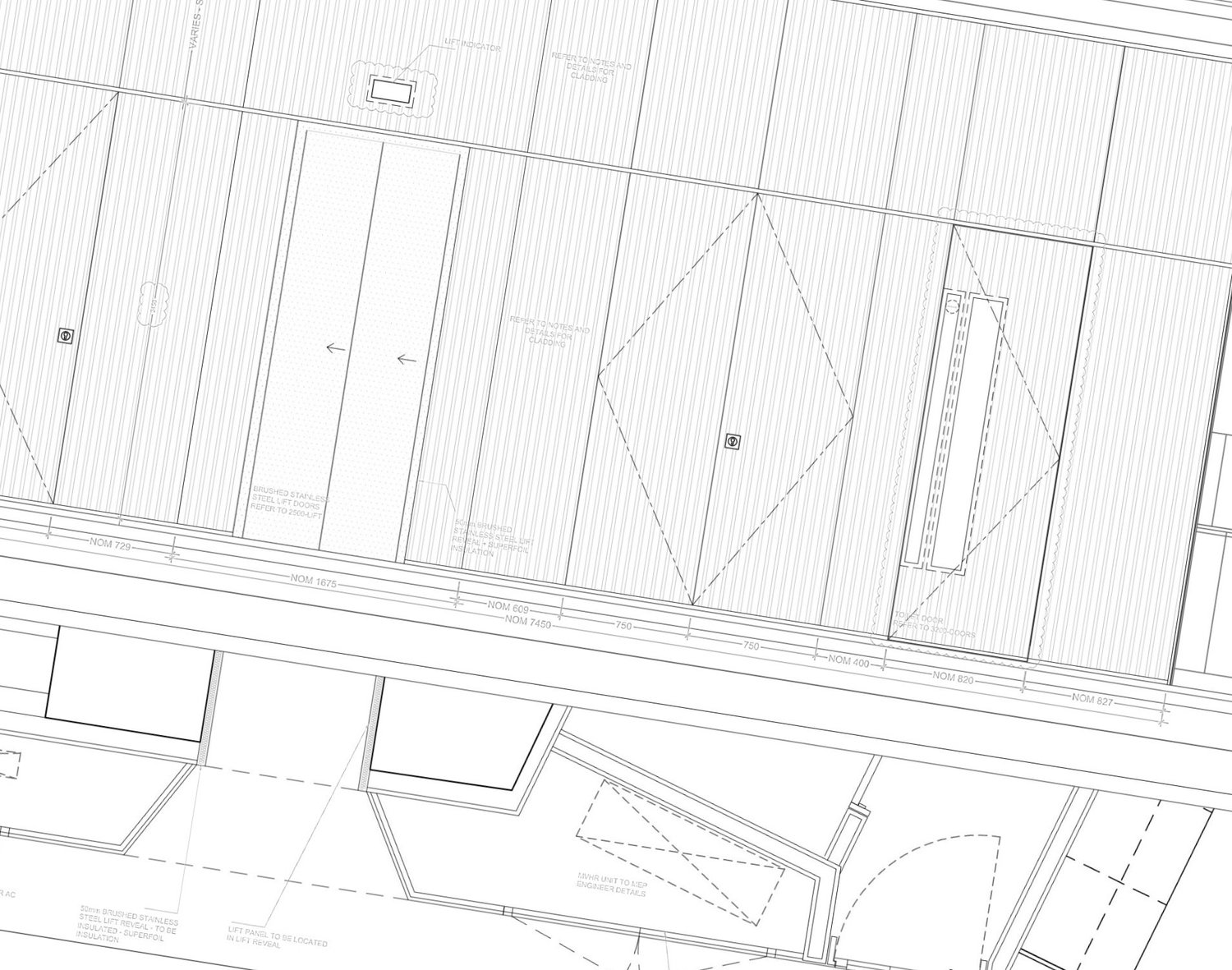 Architectural drawing supplied by SRS Joinery