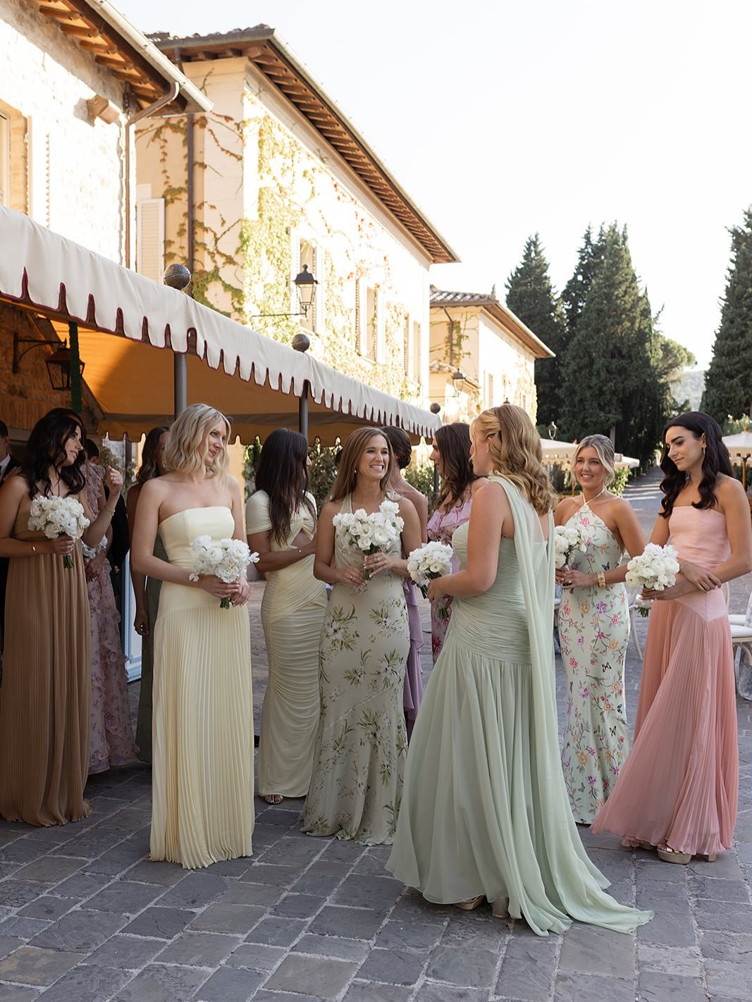 A moment for the best hype girls 🤍

Planning and Design @matthewrobbinsdesign @robbinsotoya
Photography @mashaida.co
Video @2become1video
Venue @rosewoodcastigliondelbosco
Florals @pinacate0202
Wardrobe stylist: @maisiekatestyle 
Day-of dressing: @m