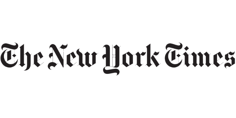 The logo of The New York Times in black text on a white background.