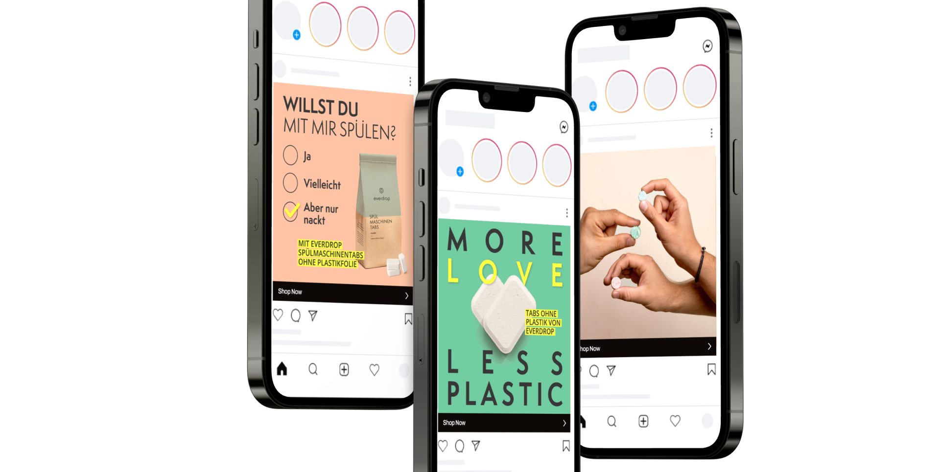 Everdrop Mobile Content – Social Media Creative auf iPhone-Mockup.png