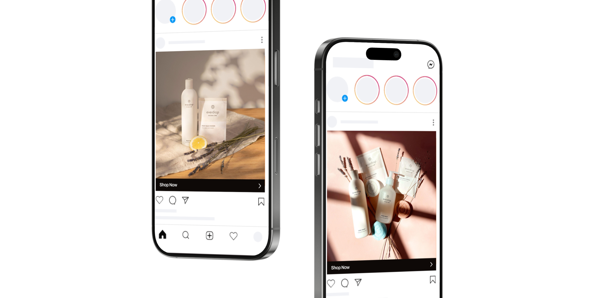 Everdrop App- oder Shop-Design auf iPhone 16 Pro Mockup.png