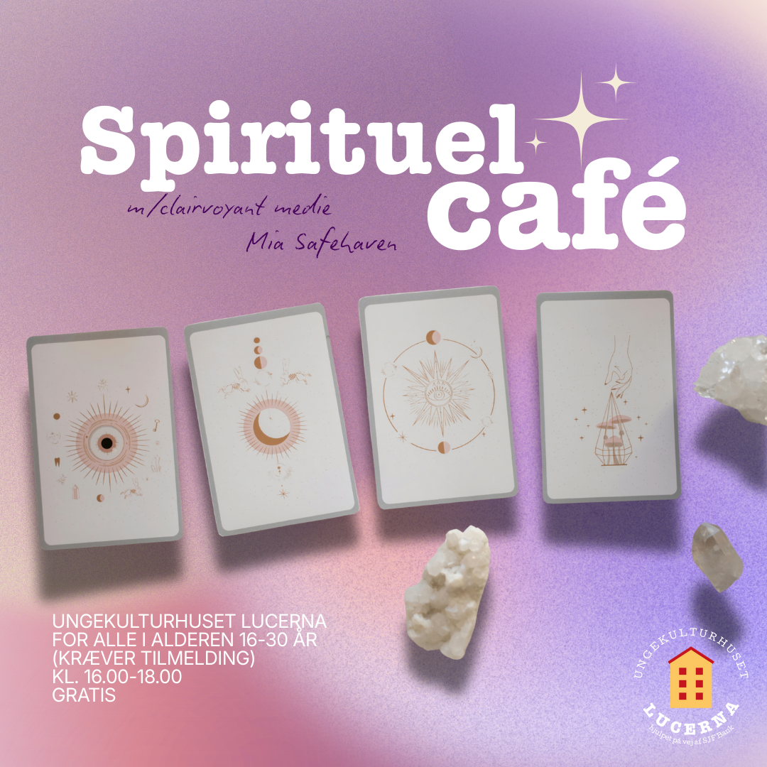 Spirituel café m/ clairvoyant medie Mia Safehaven