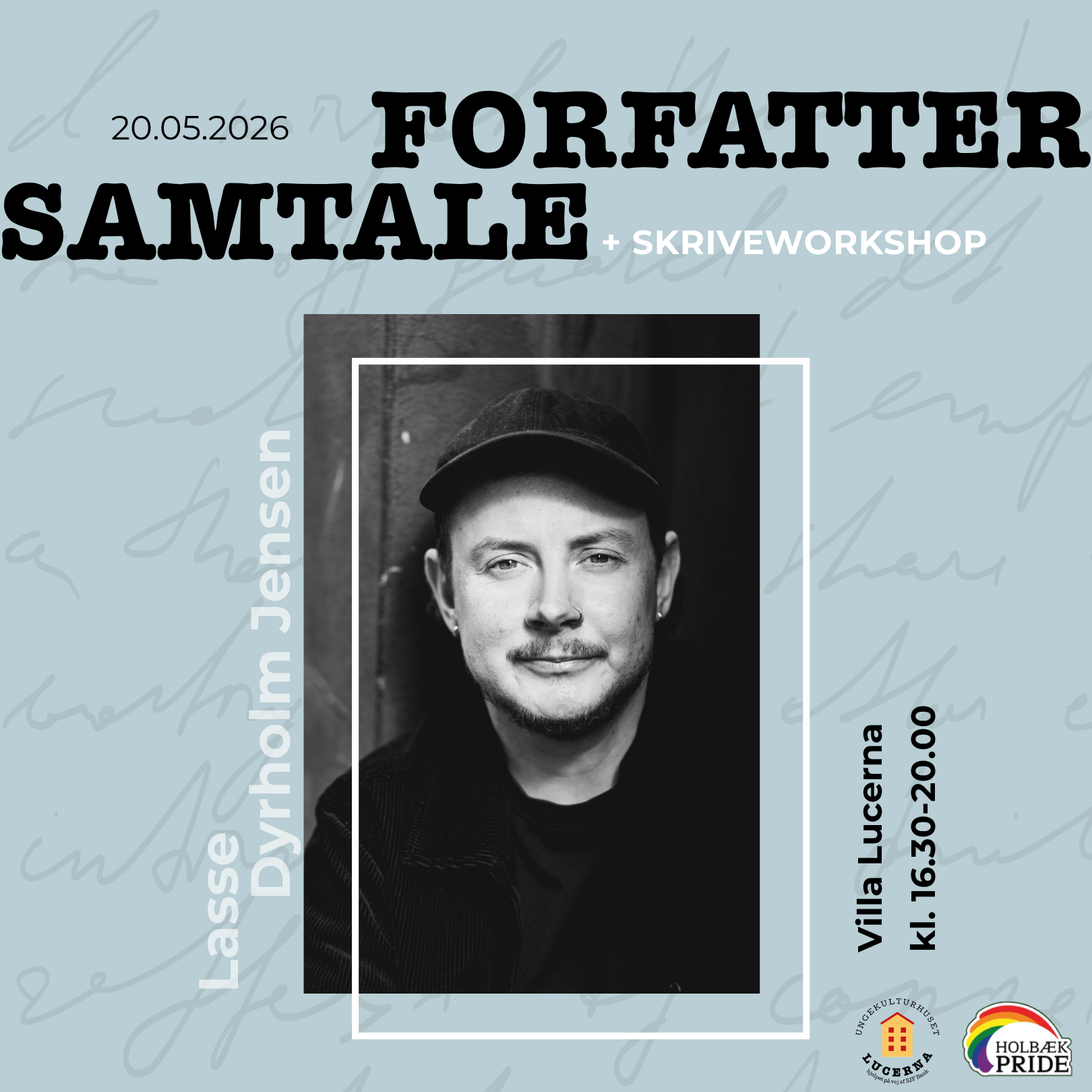 Forfattersamtale &amp; skriveworkshop med Lasse Dyrholm Jensen