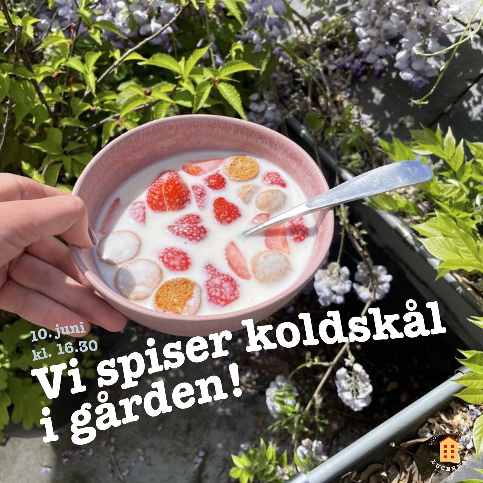 Koldskål i gården
