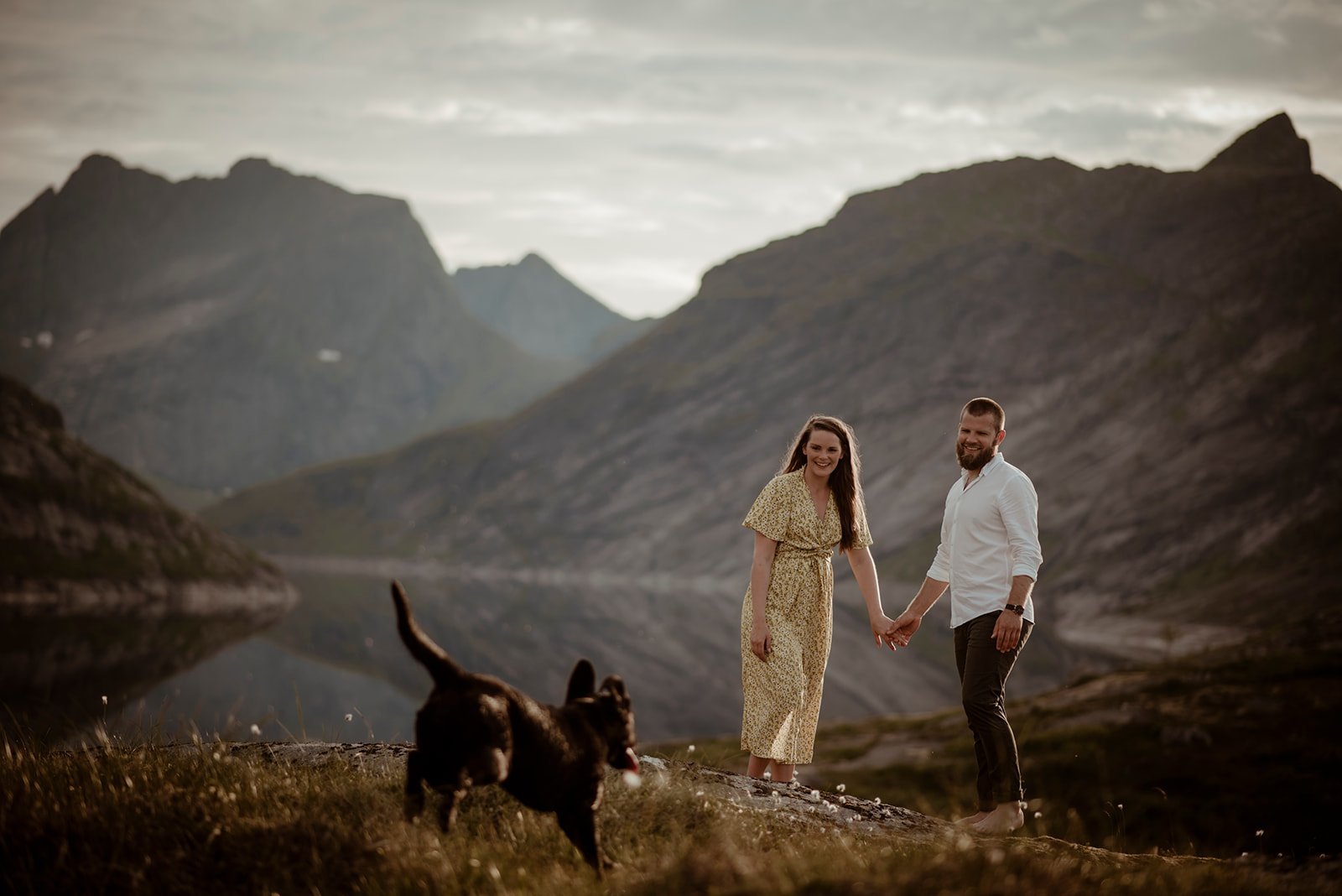 Bryllupsbilder i Lofoten