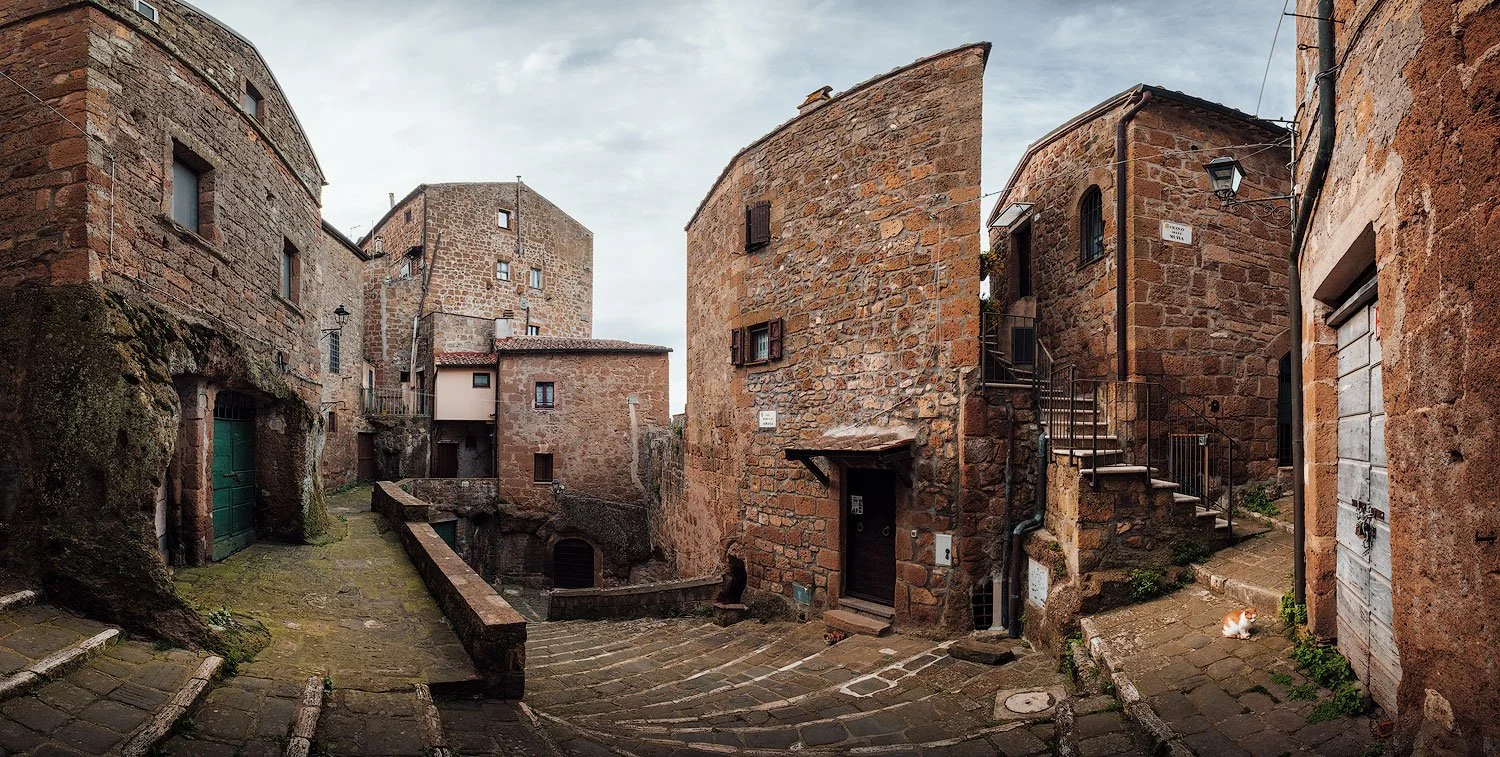 tuscany workshop village panoramic shot