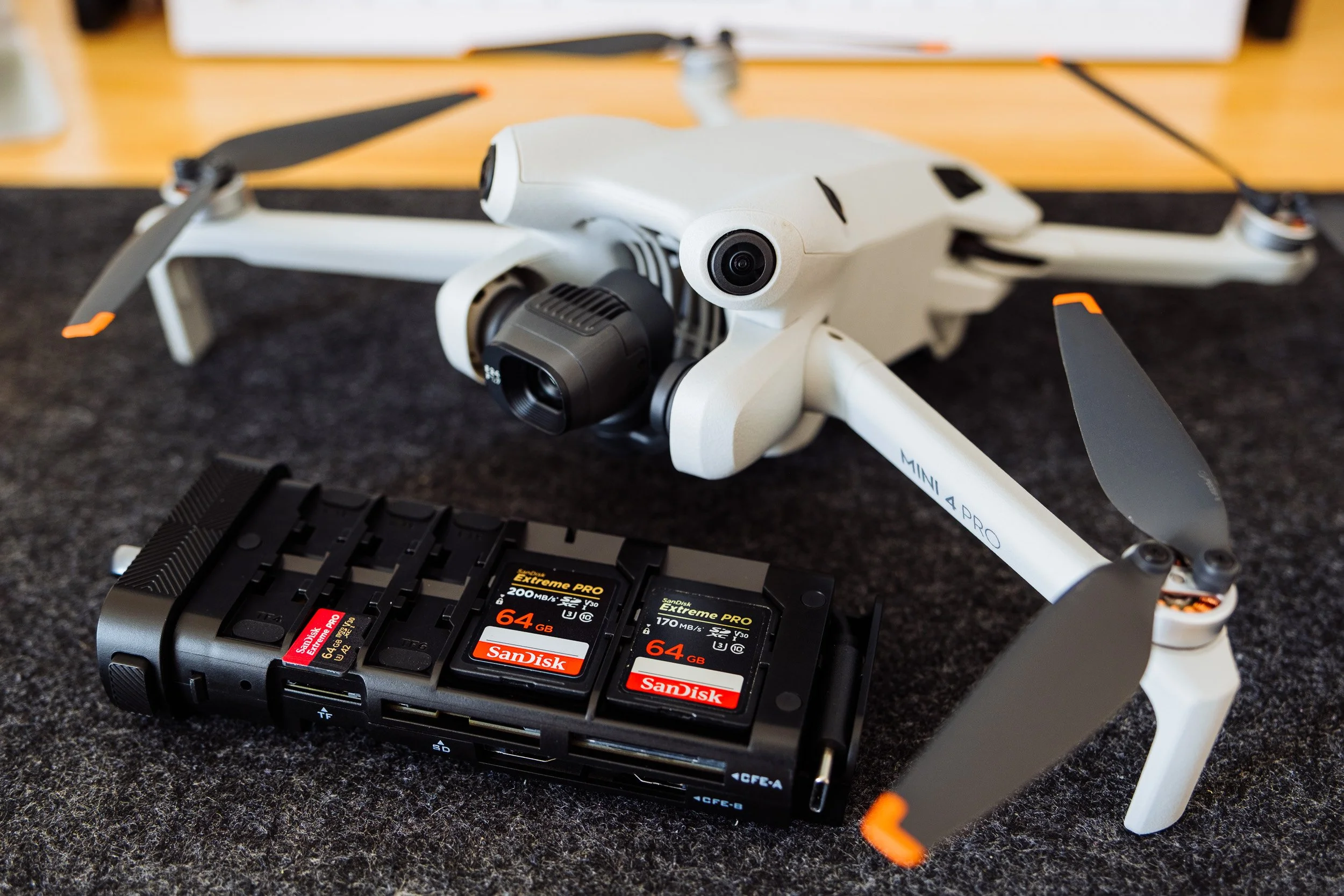 freewell pro card reader micro sd drone dji