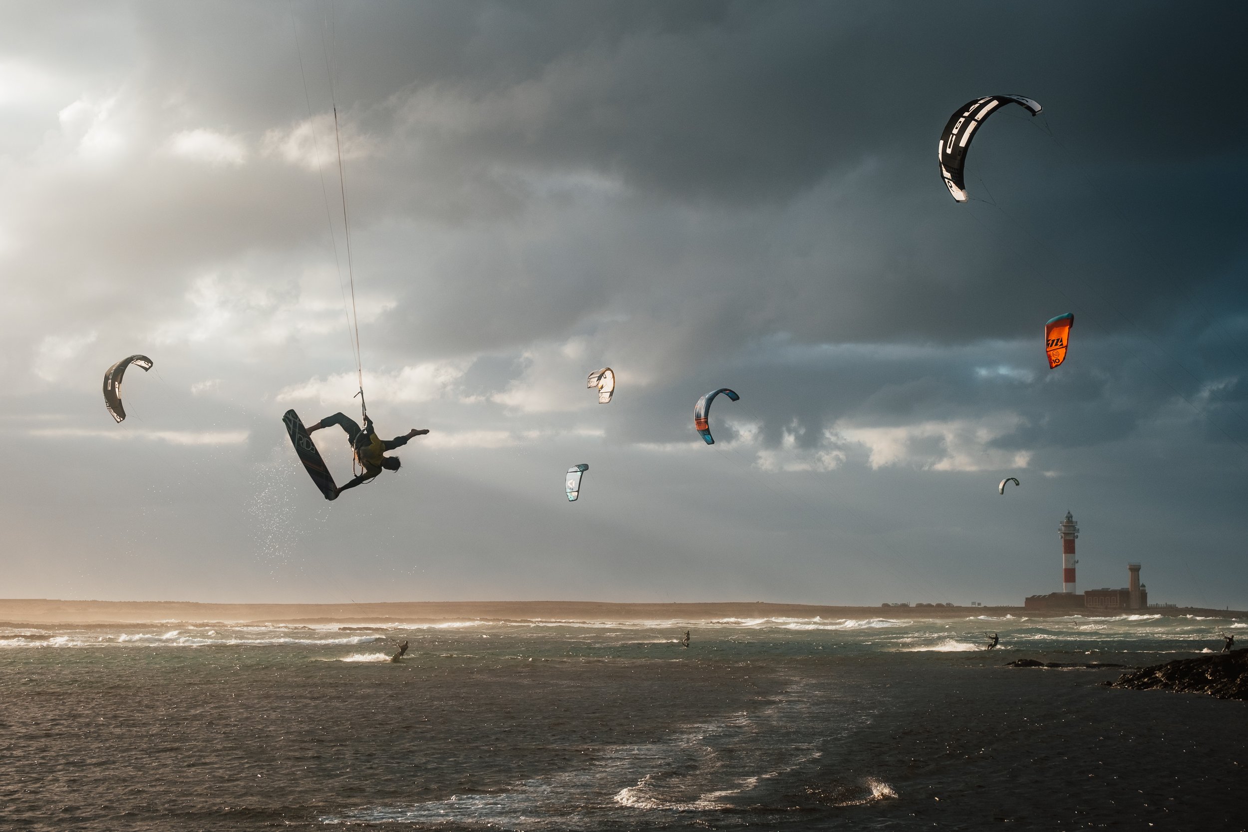 fuerteventura kitesurf equilíbrio visual