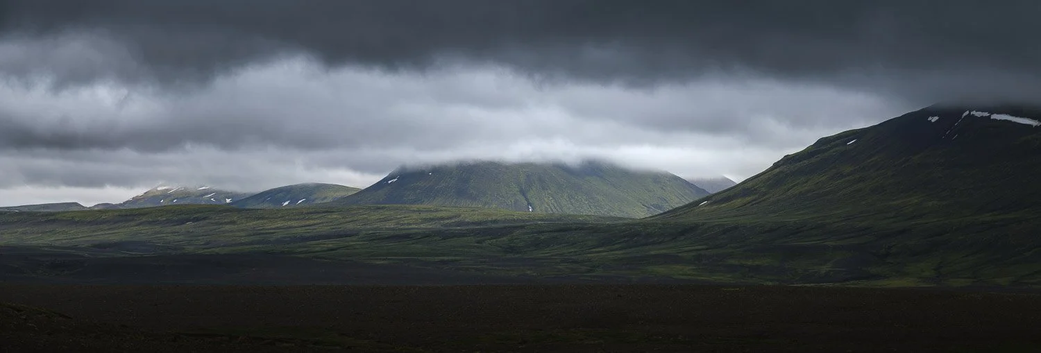 Panorama stitch along the road to Kerlingarfjöll photographed handheld with the Fujinon 50-140mm f/2.8 R LM OIS WR on the Fujifilm X-T4