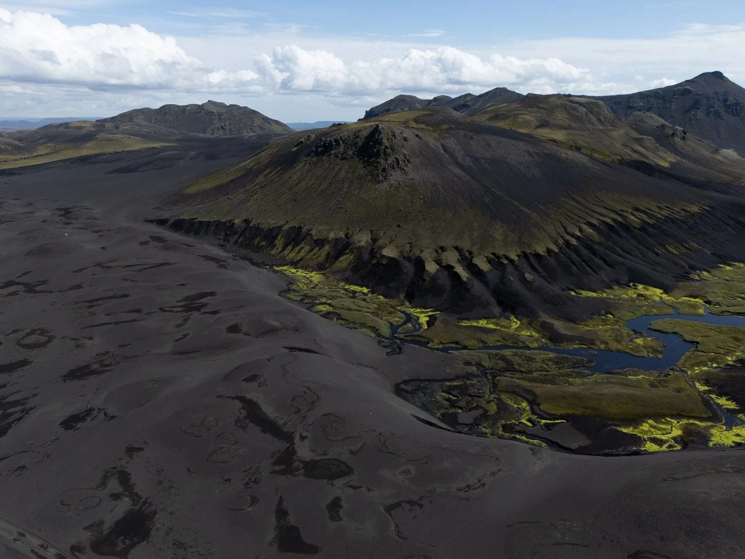 highlands of iceland photography workshop andrea livieri drone panorama shot 1
