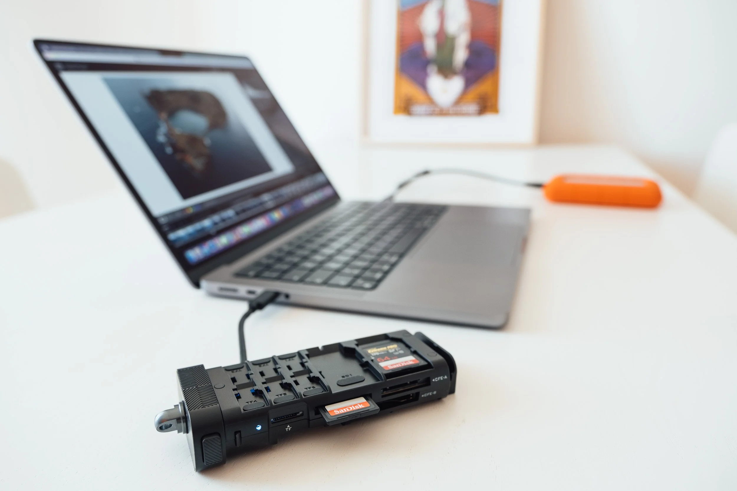 freewell pro card reader macbook laptop