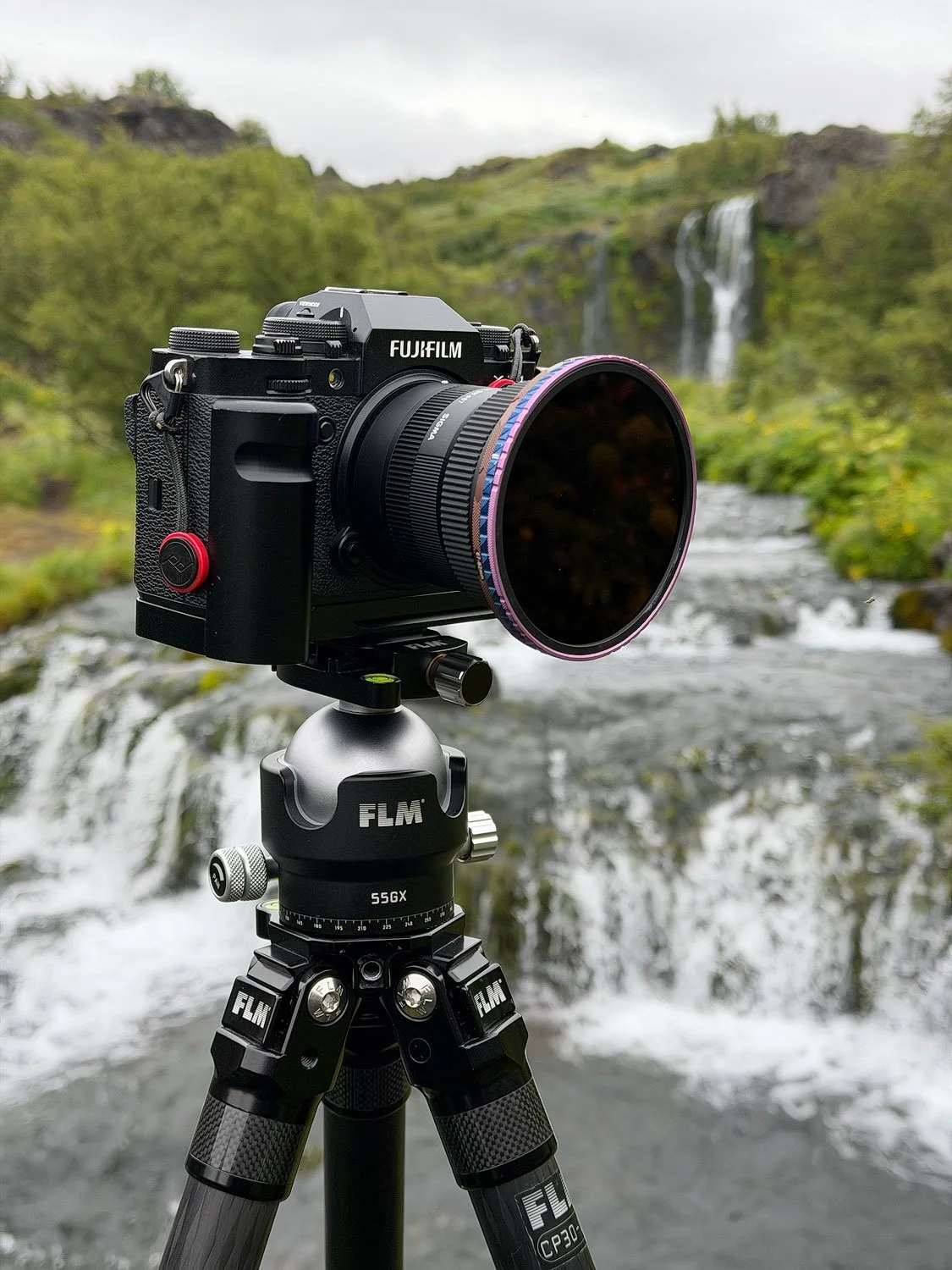 Portrait of the Fujifilm X-T4 with the Sigma 10-18mm f/2.8 Contemporary and attached the LPL and ND 6-stop filters by Maven Filters