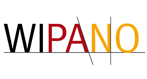 WIPANO logo with stylized text