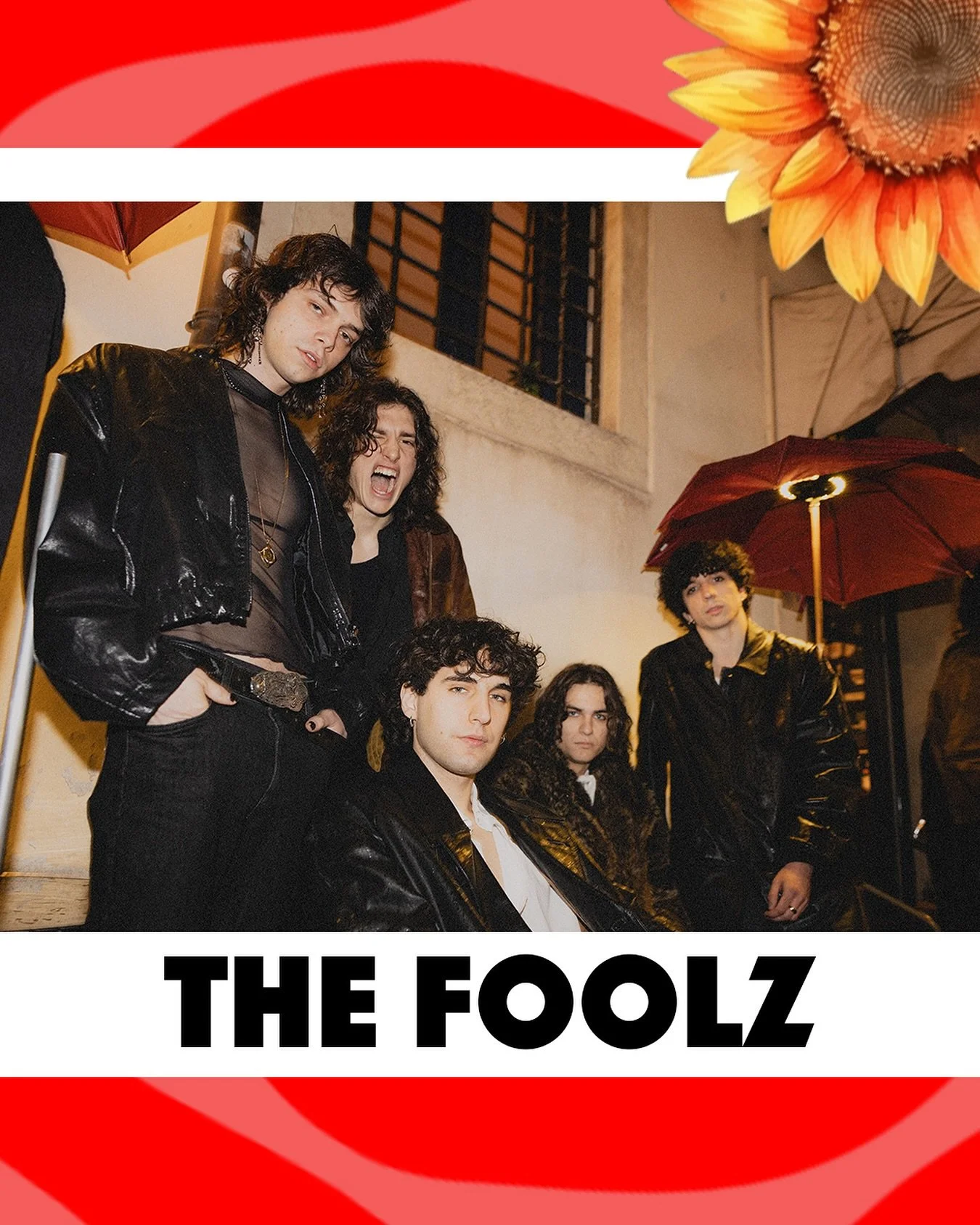 🔥 The Foolz 🔥

Dopo un&rsquo;estate di mistica esplorazione nelle in una leggendaria valle sperduta,
i nostri eroi del caos sonoro tornano pi&ugrave; spavaldi che mai per chiudere in bellezza la parte Live del Guastafestivalbar Vol.1 🎉

🎸 The Foo