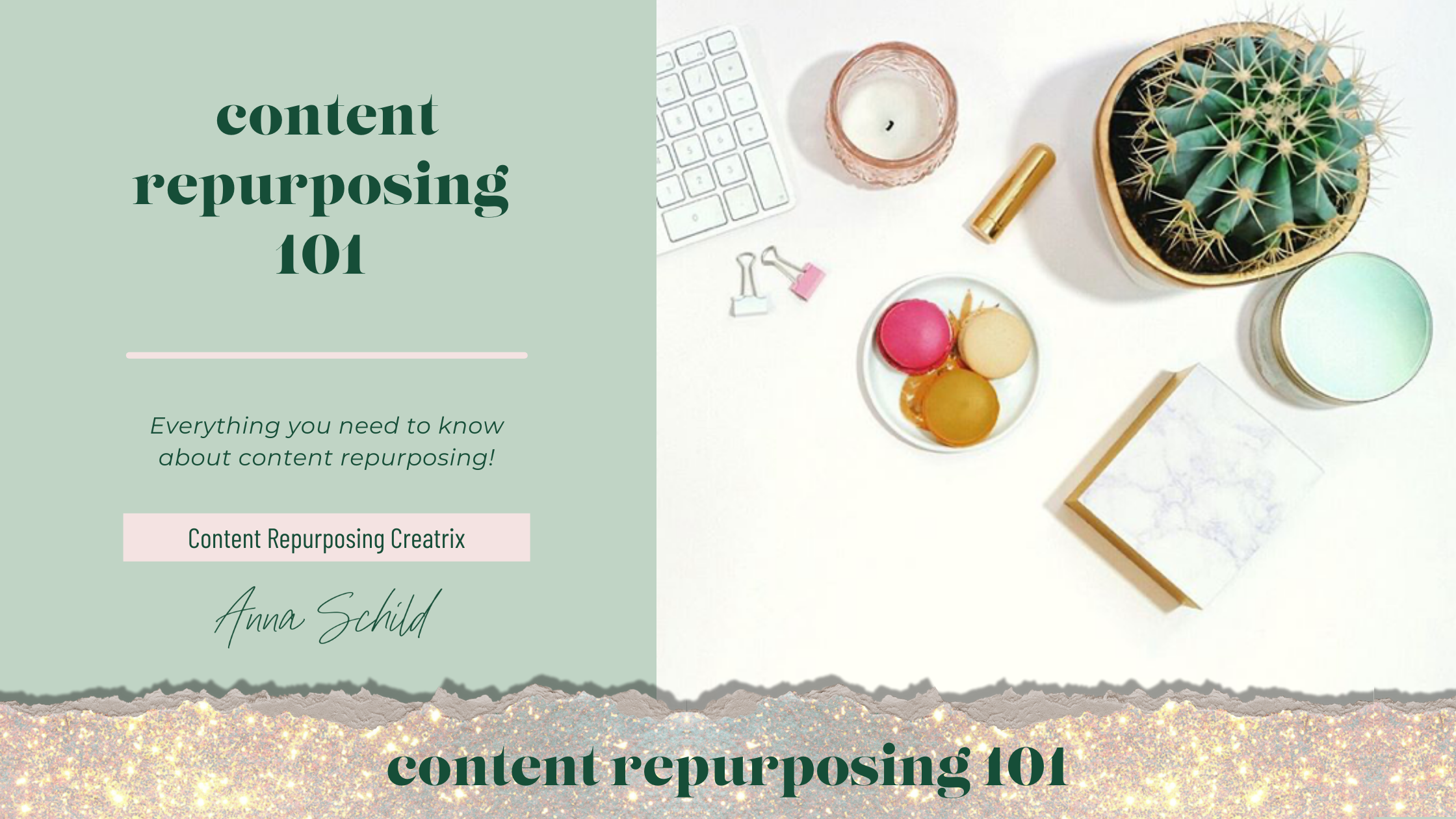 "content repurposing 101" from Anna Schild