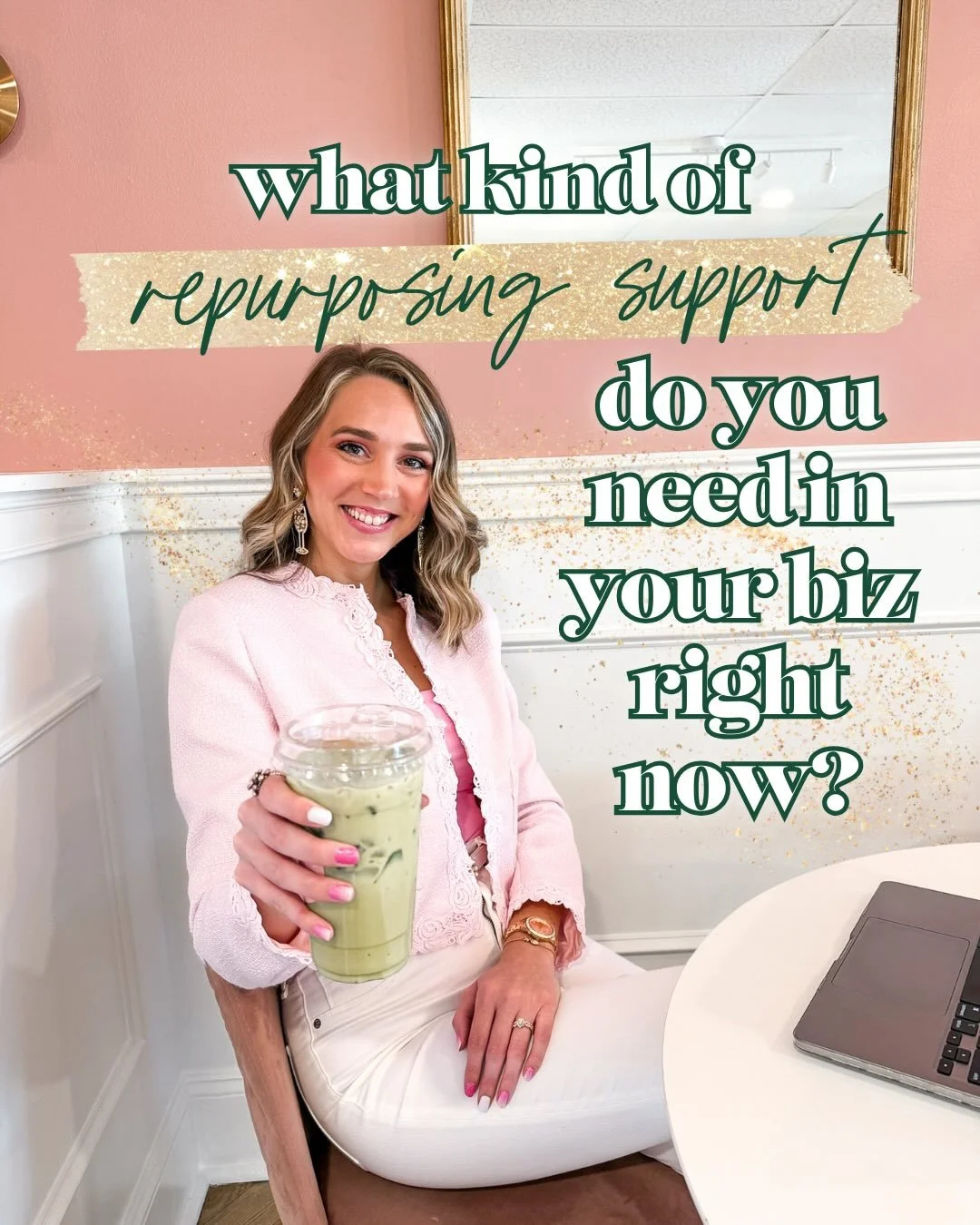 One thing I looooove about working in content repurposing is that there&rsquo;s not just *one way* we can partner together. (truly perfect for a Mani Gen human design like me!) 🤩

Some clients want someone to create all of the content for them so th