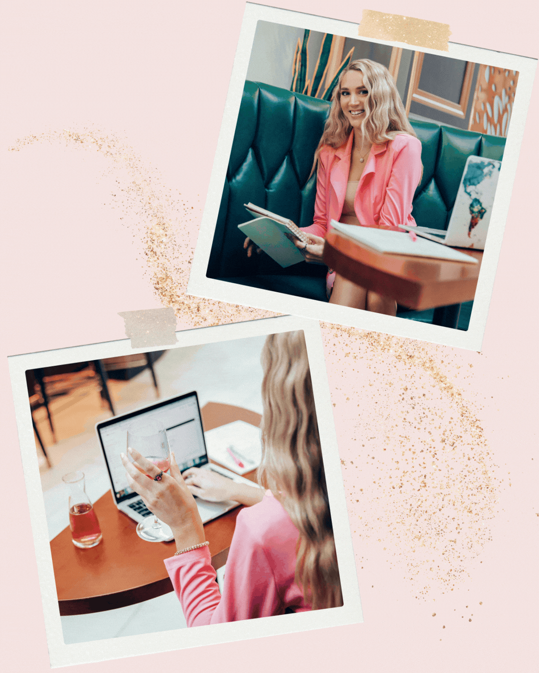 Anna Schild, a content repurposing strategist, feminine brand photos