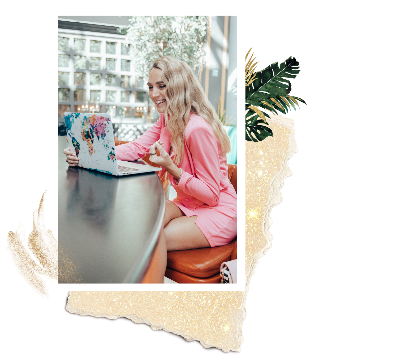 Anna Schild, a content repurposing strategist, feminine brand photo