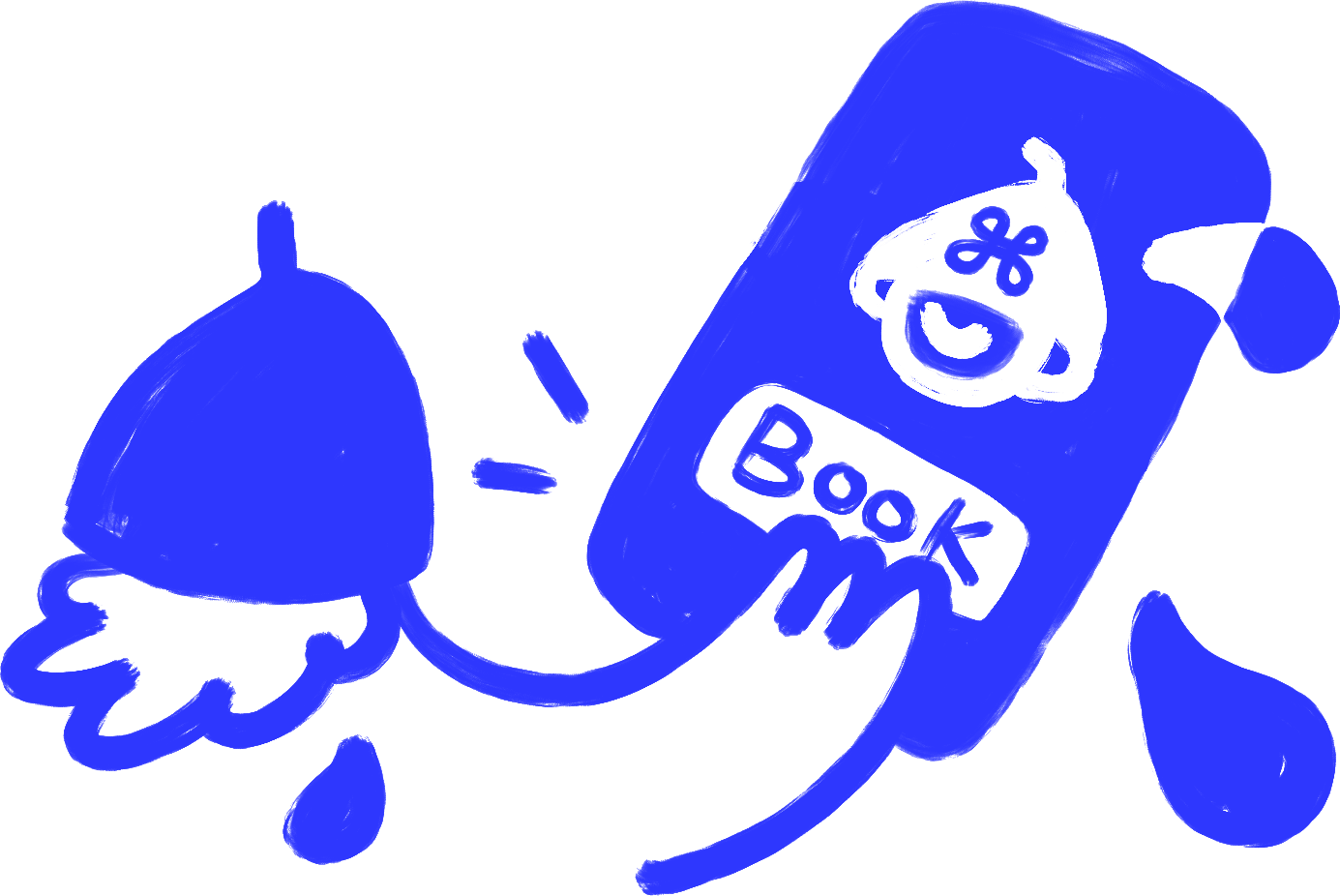 periode app illustration with booking