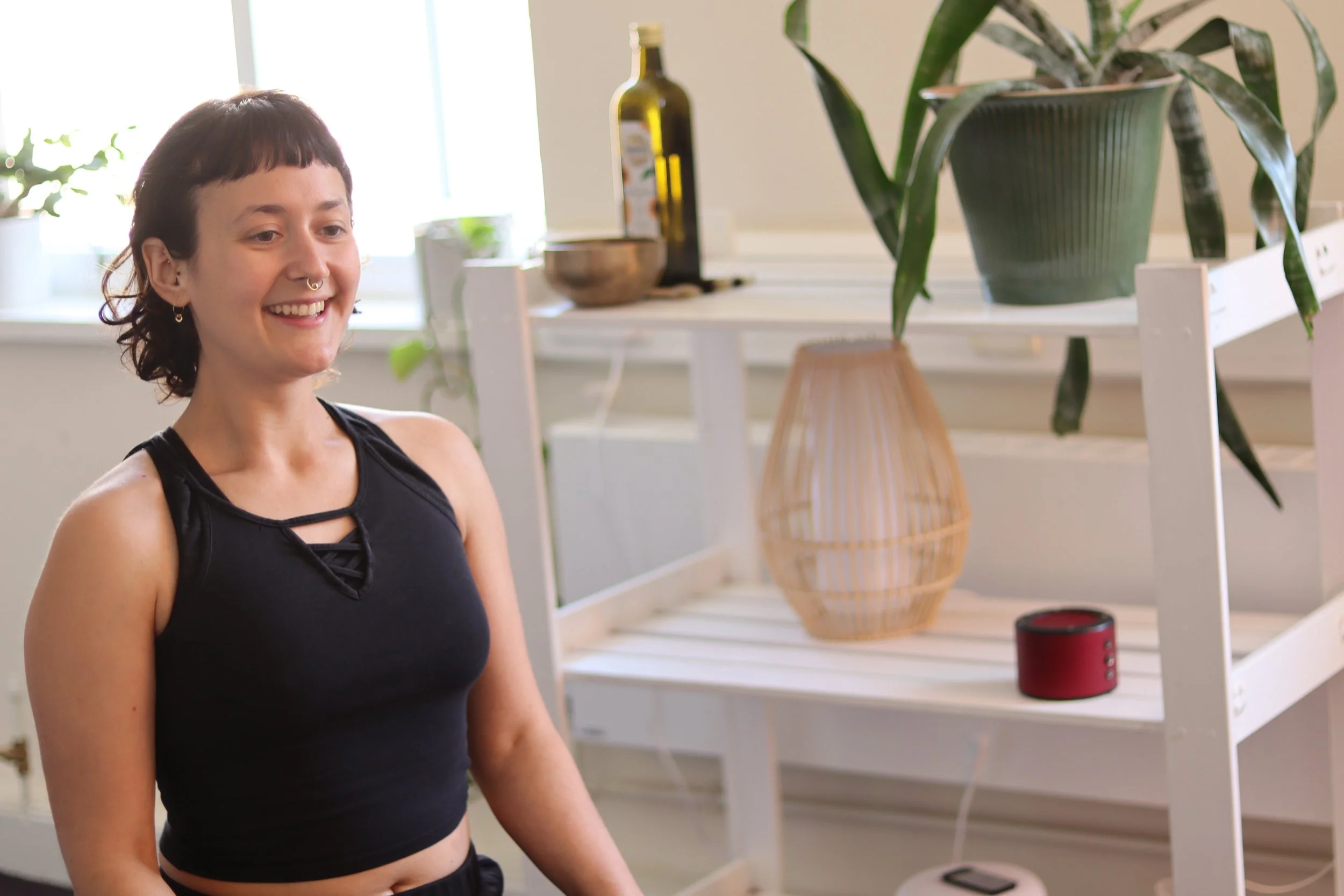 Treatments and therapies practitioner Mara smiling