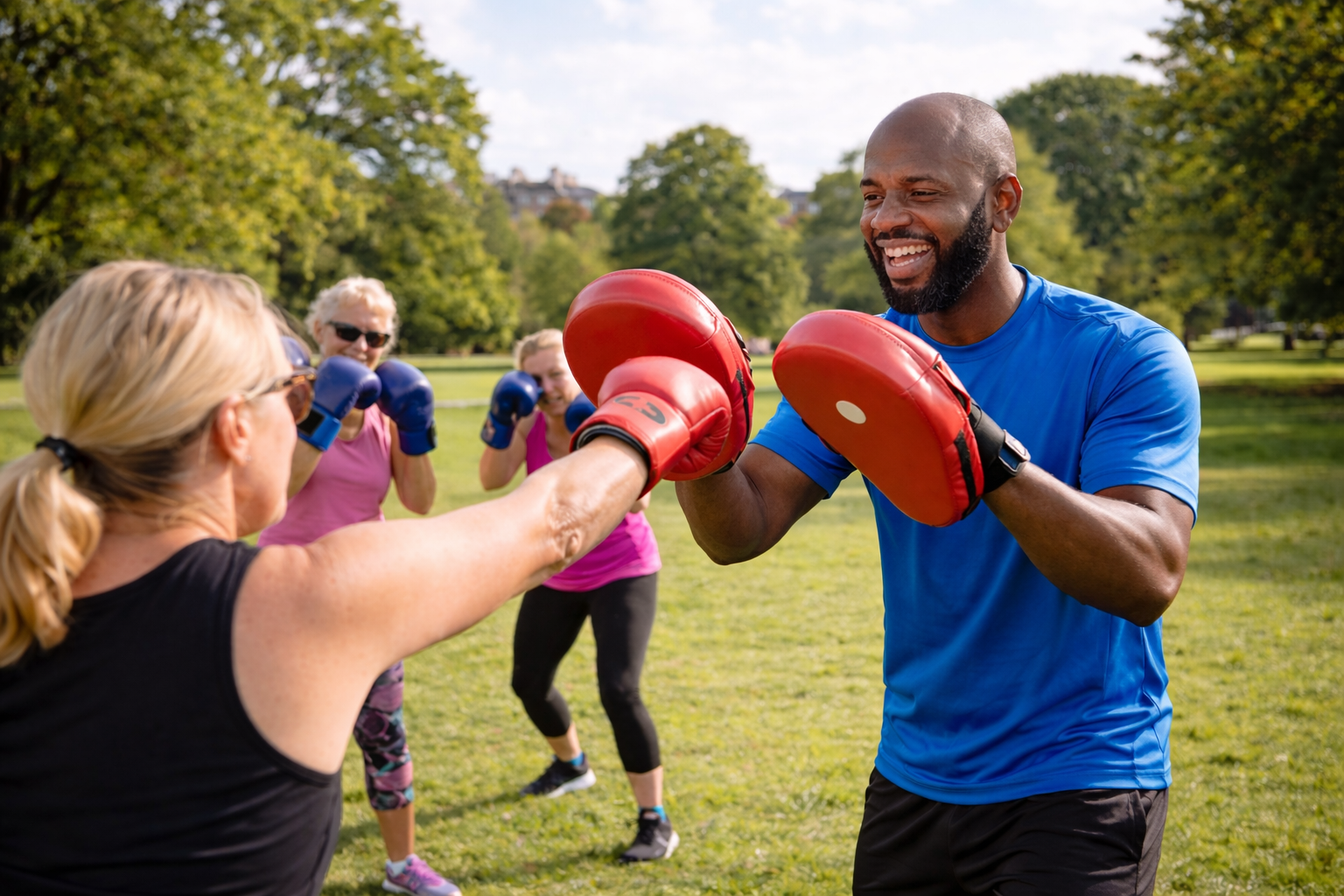 Richard, Peak Performance Health hosting Boxercise and Sauna at Community Sauna Baths, Camberwell