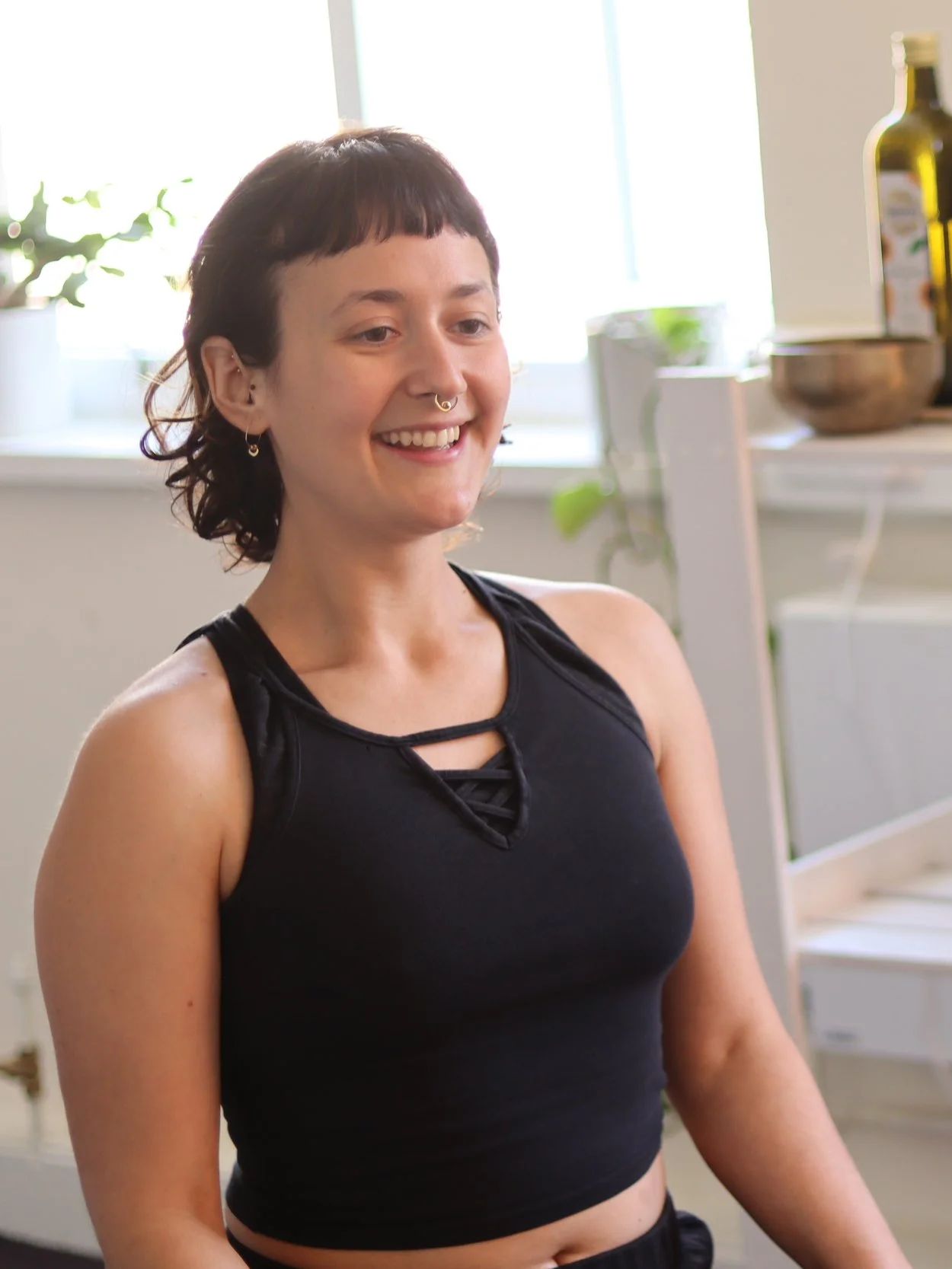practitioner mara smiling in a classroom