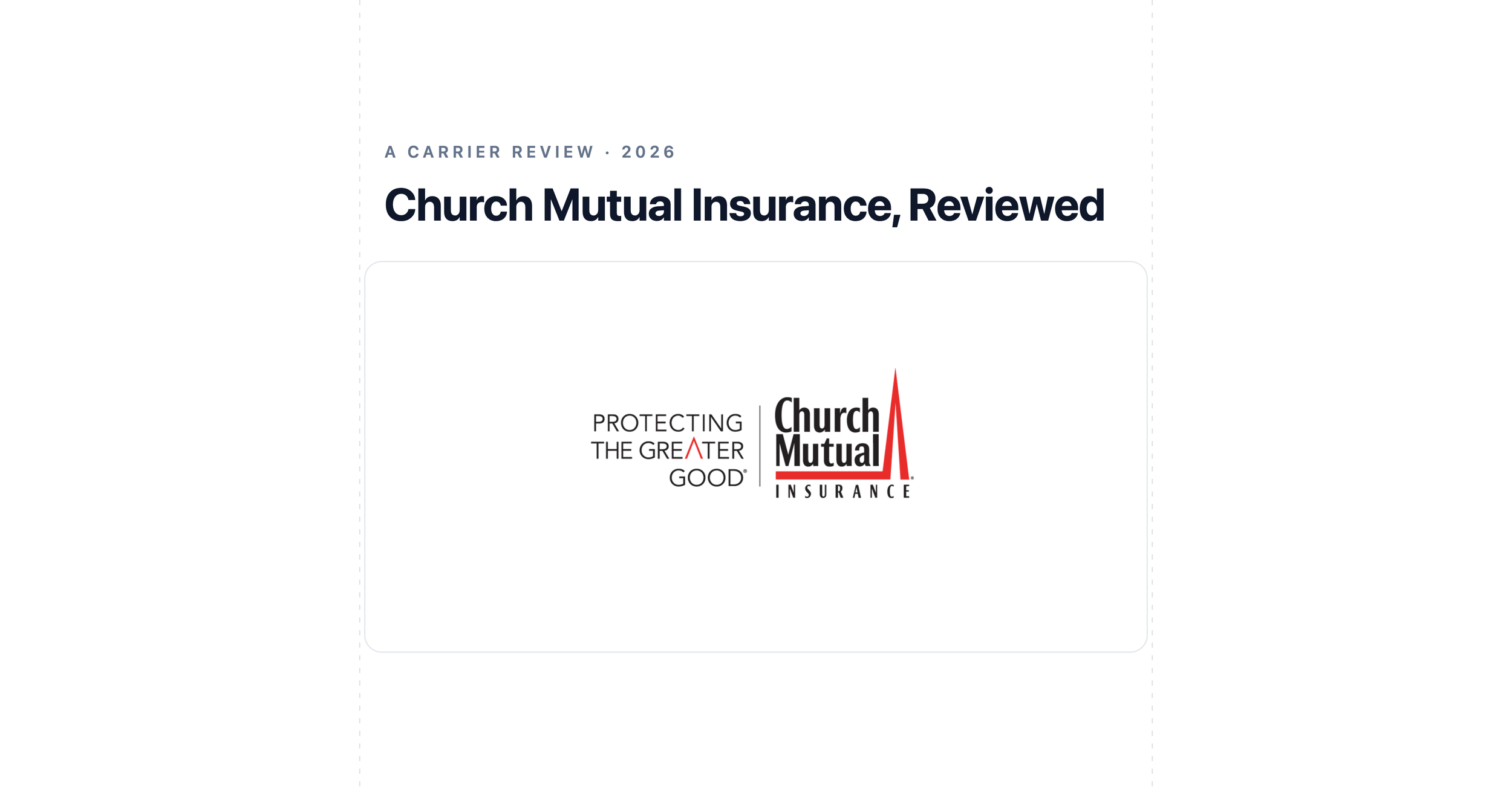 Church Mutual Insurance Review: Coverage, Claims, and What to Watch For
