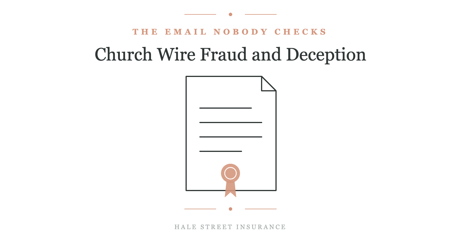 Church Wire Fraud and Business Email Compromise