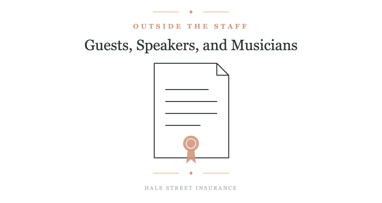 Guest Speakers, Traveling Ministers, and Visiting Musicians