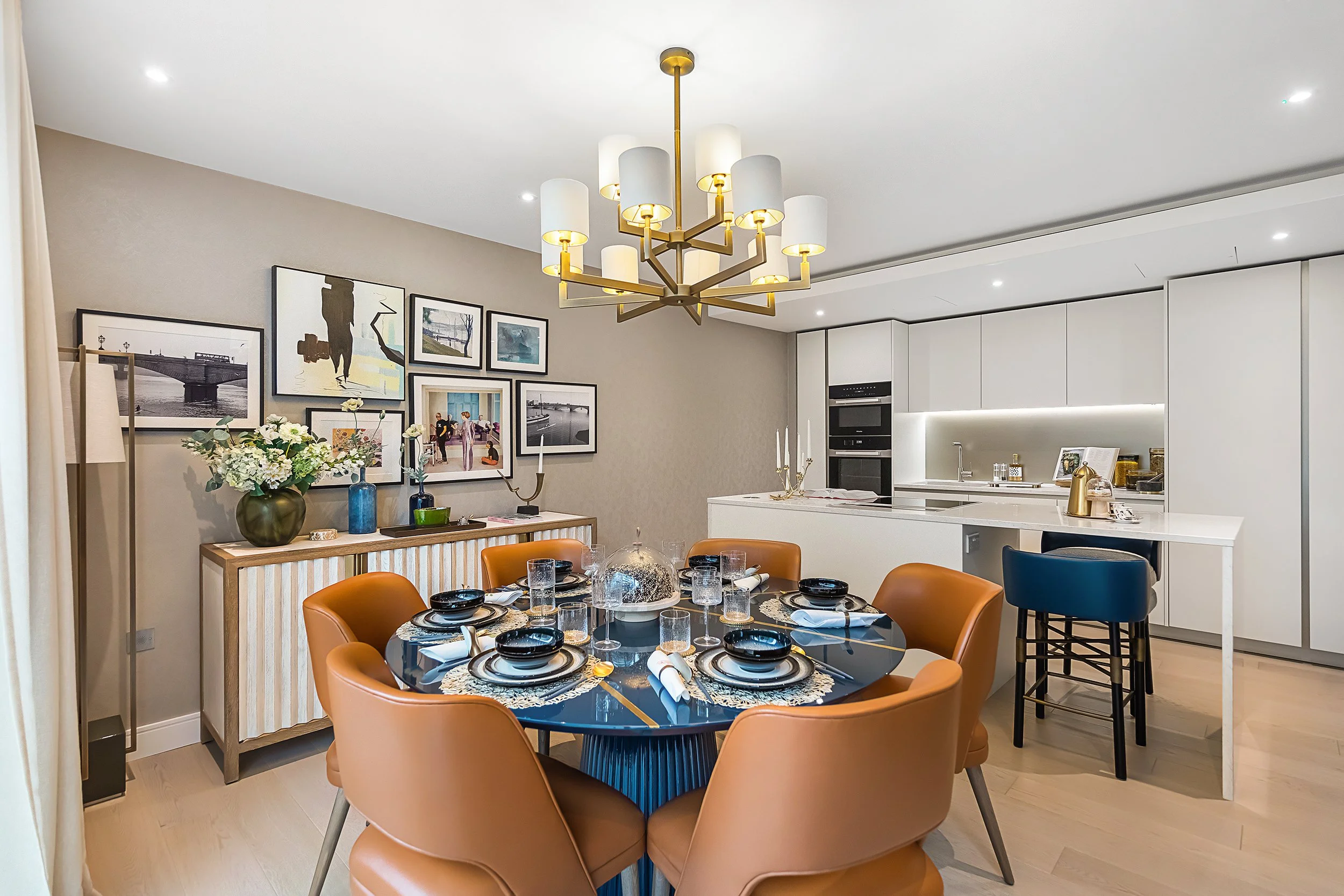 Reception room in London — professional property photography by Breeze Photo