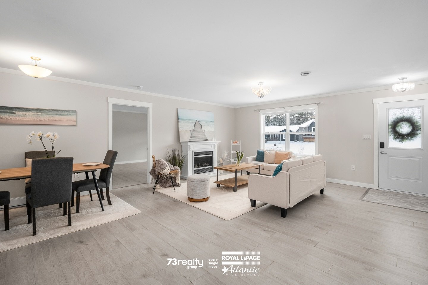 This beautiful kitchen and living room deserve a moment. 

The stunning 11-foot quartz island anchors the bright, open 3-bedroom, 1,779 sq ft home, creating a space designed for both everyday living and entertaining. 

The open-concept layout seamles