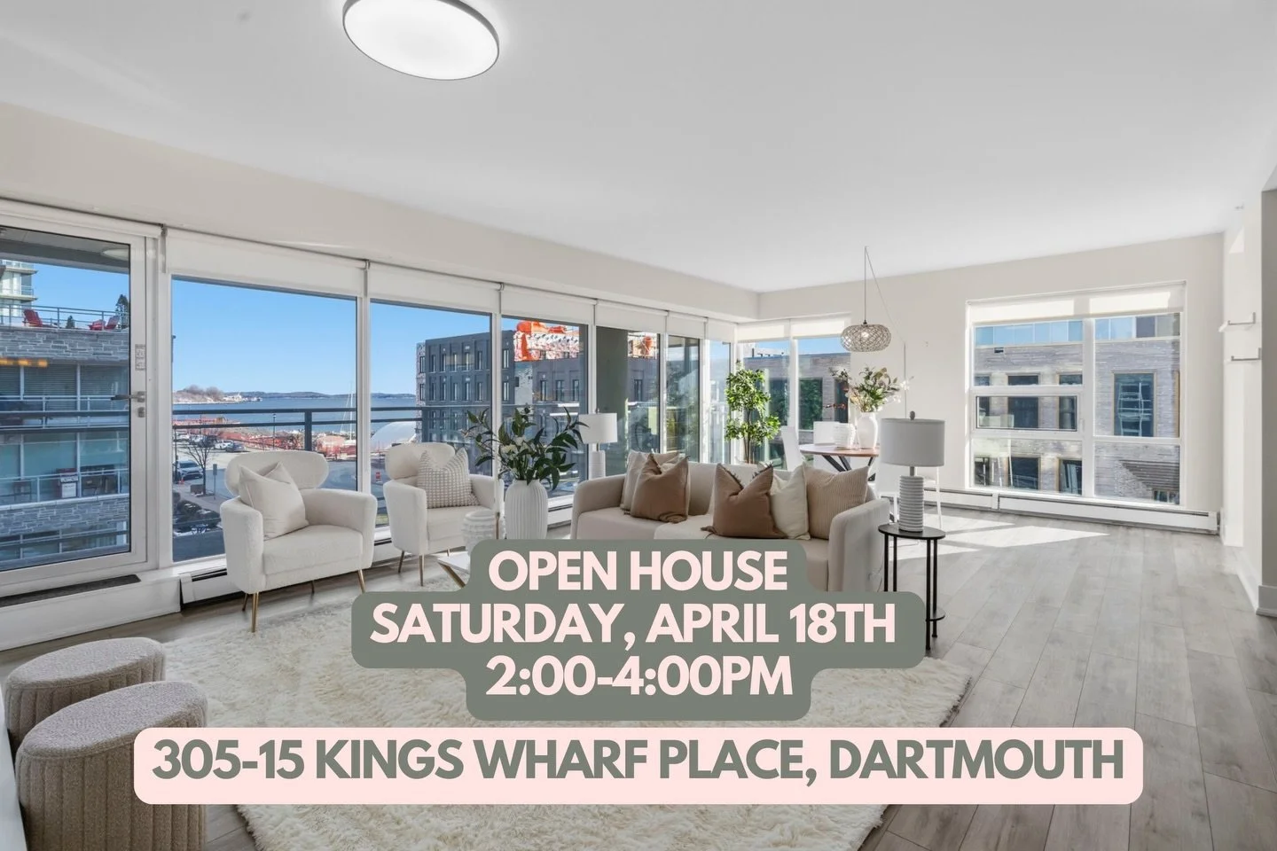 Come on out Saturday April 18th between 2:00&ndash;4:00 PM to check out this bright, open-concept condo with @andrechouy 

The space is made for real life &mdash; whether that&rsquo;s hosting a kitchen party or finally having room to breathe. 

Featu
