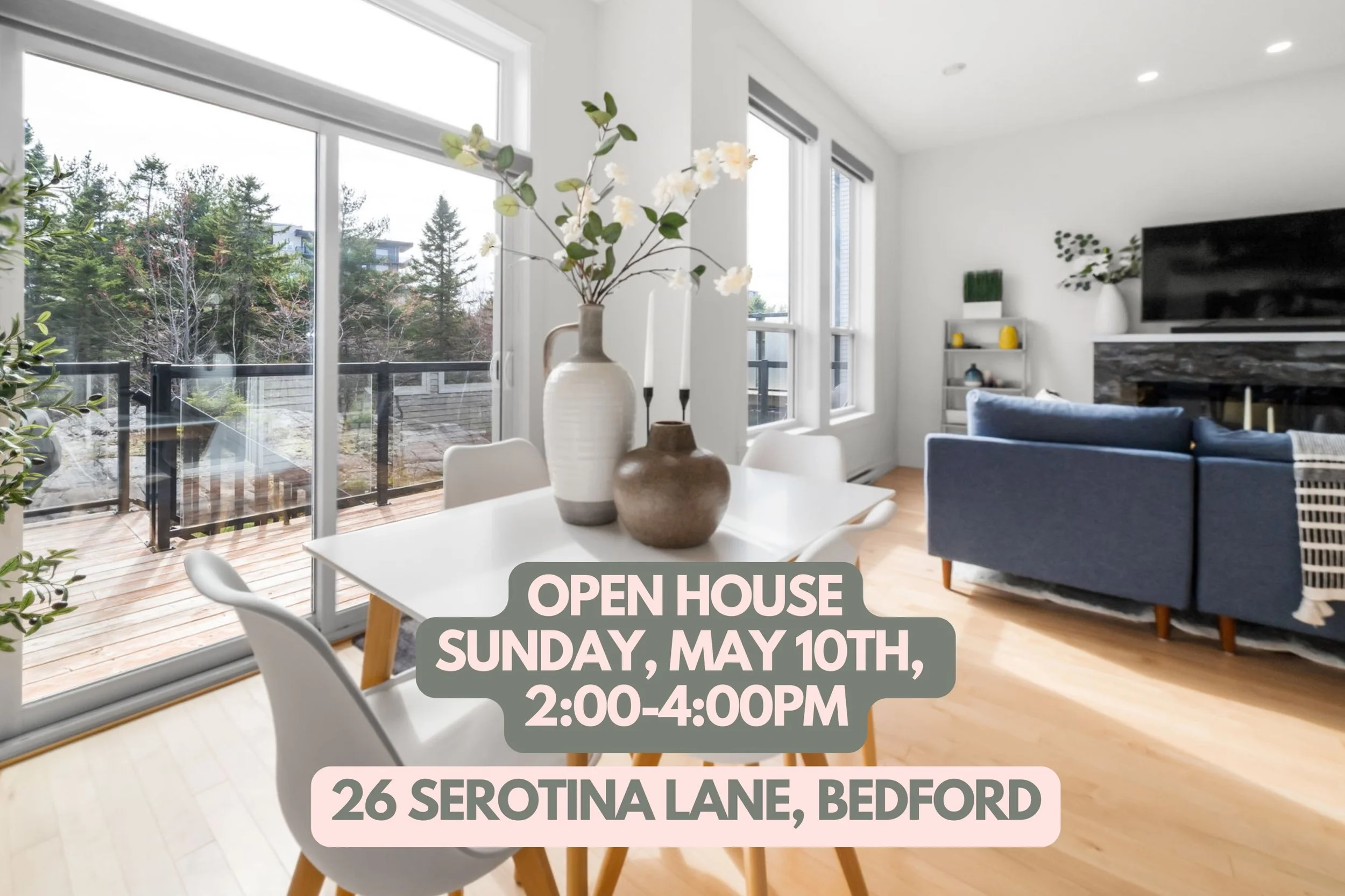 🚨Open House Alert 

📍 26 Serotina Lane, Bedford 

Come on by and tour this beautiful home from 2:00&ndash;4:00 PM on Sunday, May 10th. 

Listed by Krista Jensen, Royal LePage Atlantic 
$849,900