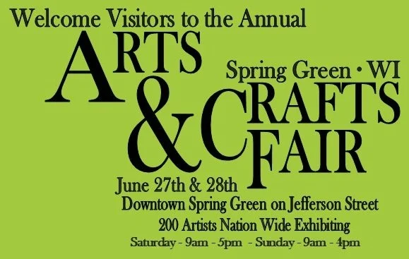 Spring Green Arts &amp; Crafts Fair