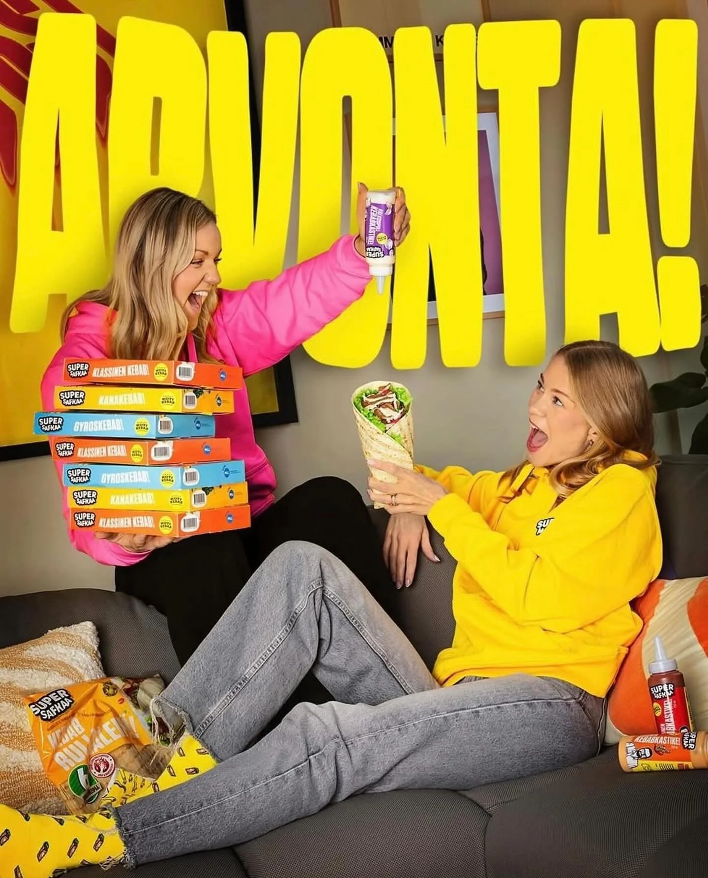 🤩ARVONTA!🤩

Viikonloppu on melkein t&auml;&auml;ll&auml;, ja olemme valmiina! Viikonloppuisin sy&ouml;mme kotitekoisia kebabeja, ja nyt sinulla on mahdollisuus voittaa kebab-illallinen 😍🥳 WOOP WOOP! 

1️⃣: Seuraa meit&auml; Instagramissa: @supers