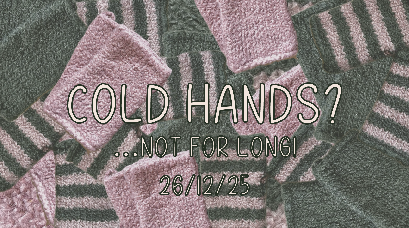 Chunky Felted Mitts - 100% Wool