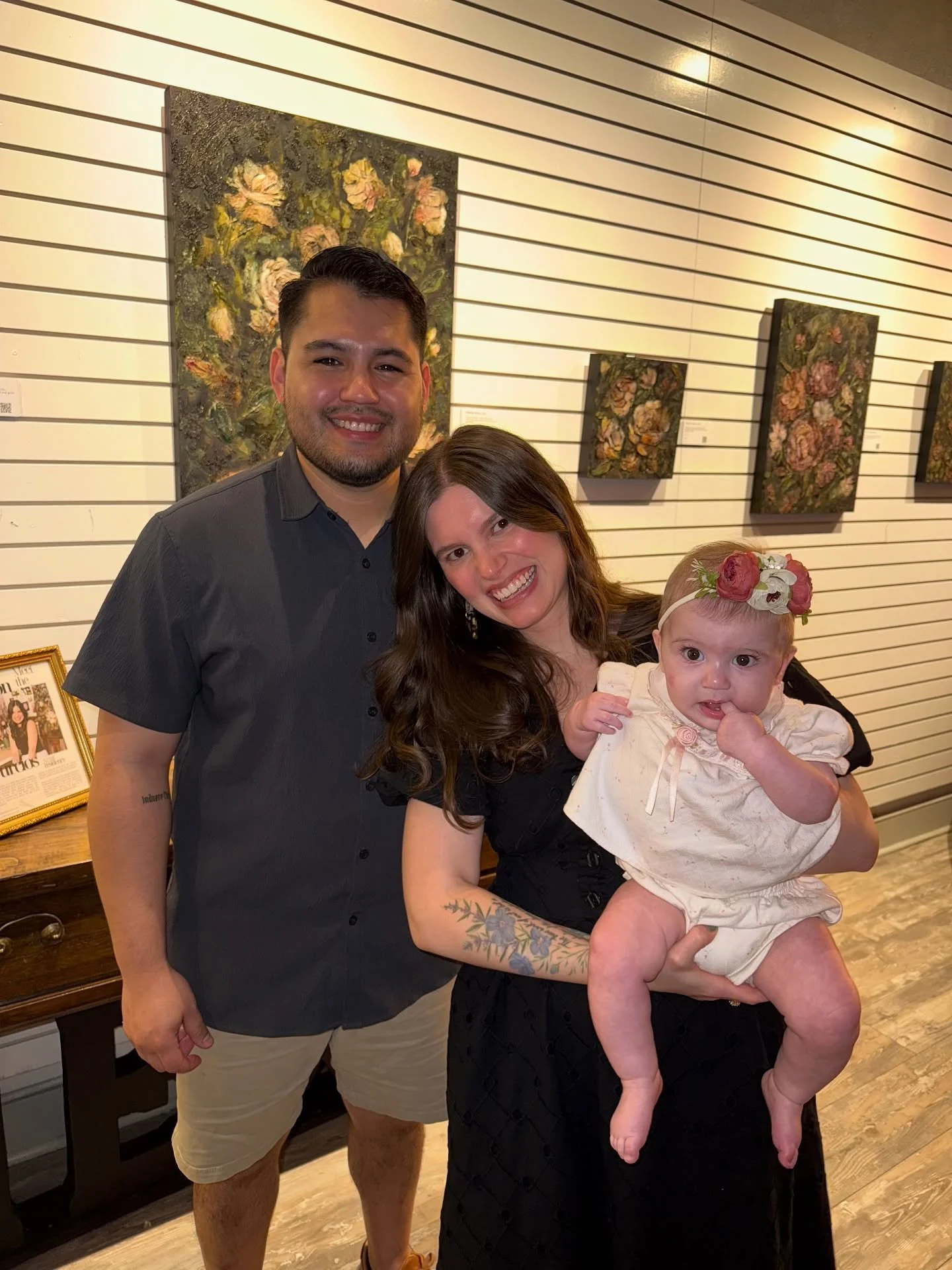 Part 2 of The Garden That Made Her: The Opening! 

Thank you to @nexuscoffeear (Amy &amp; Ben) for giving me the opportunity to share my work in your beautiful space! It means the world. Also a special thank you to my husband @kevin.s.turcios who goe