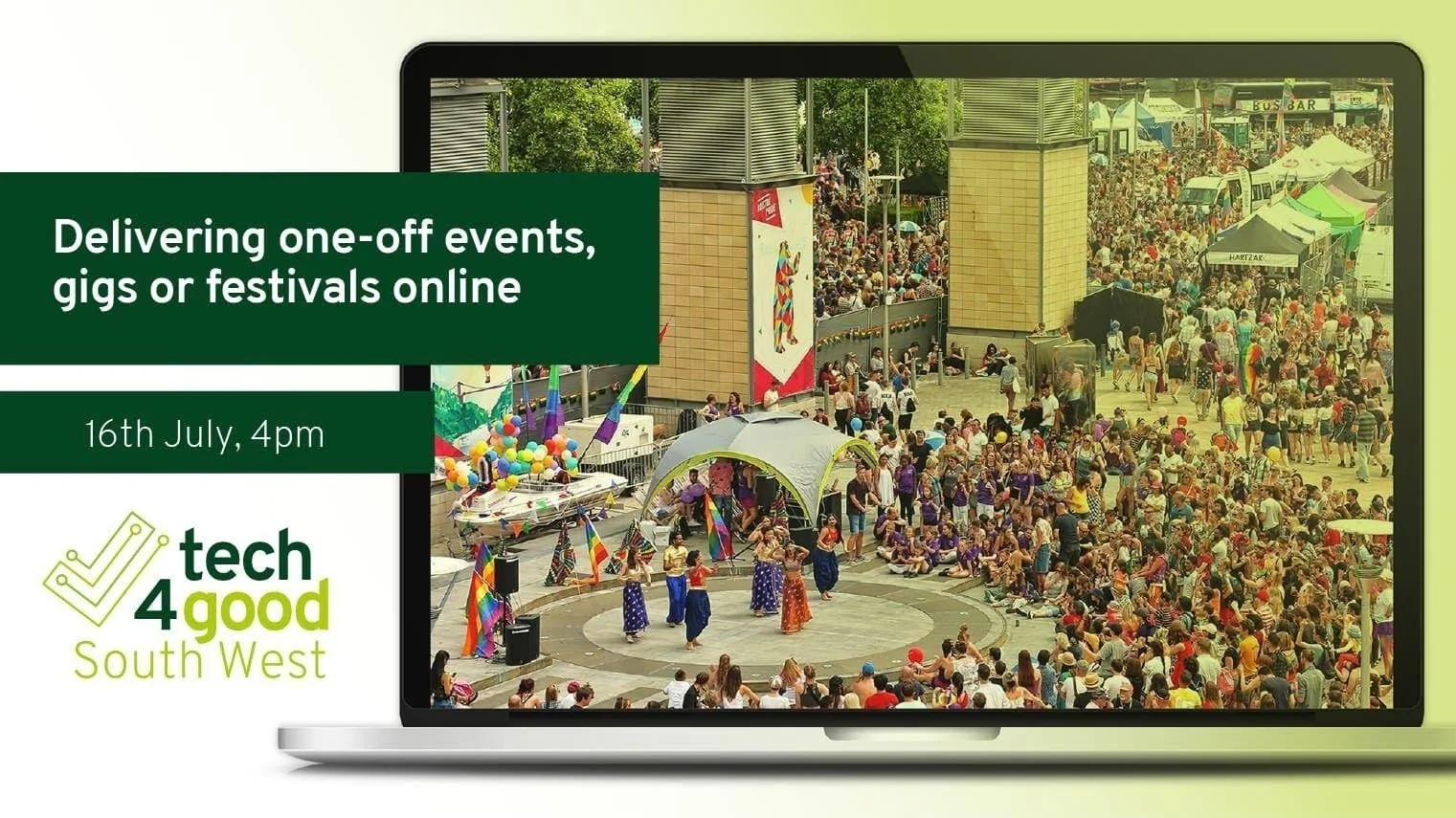 Delivering one-off events, gigs or festivals online