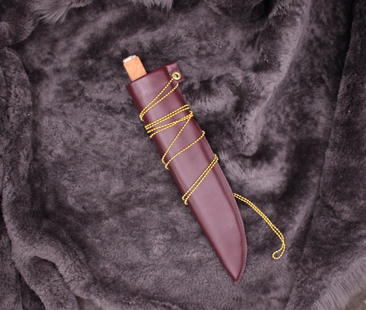 handmade knife by pola malandain suminagashi et bruyere plume 1.JPG