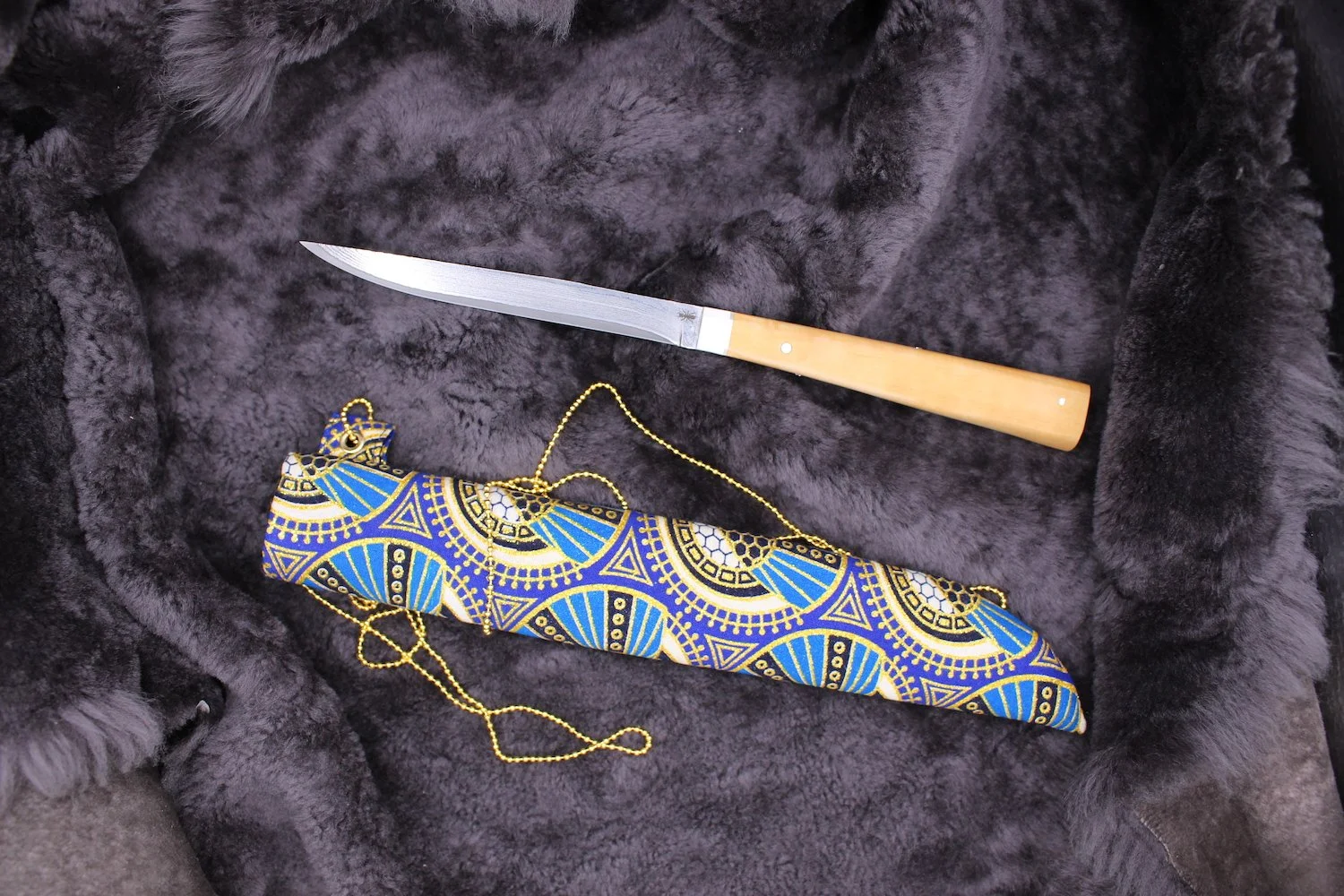 handmade knife by pola malandain suminagashi et buis plume 1.JPG