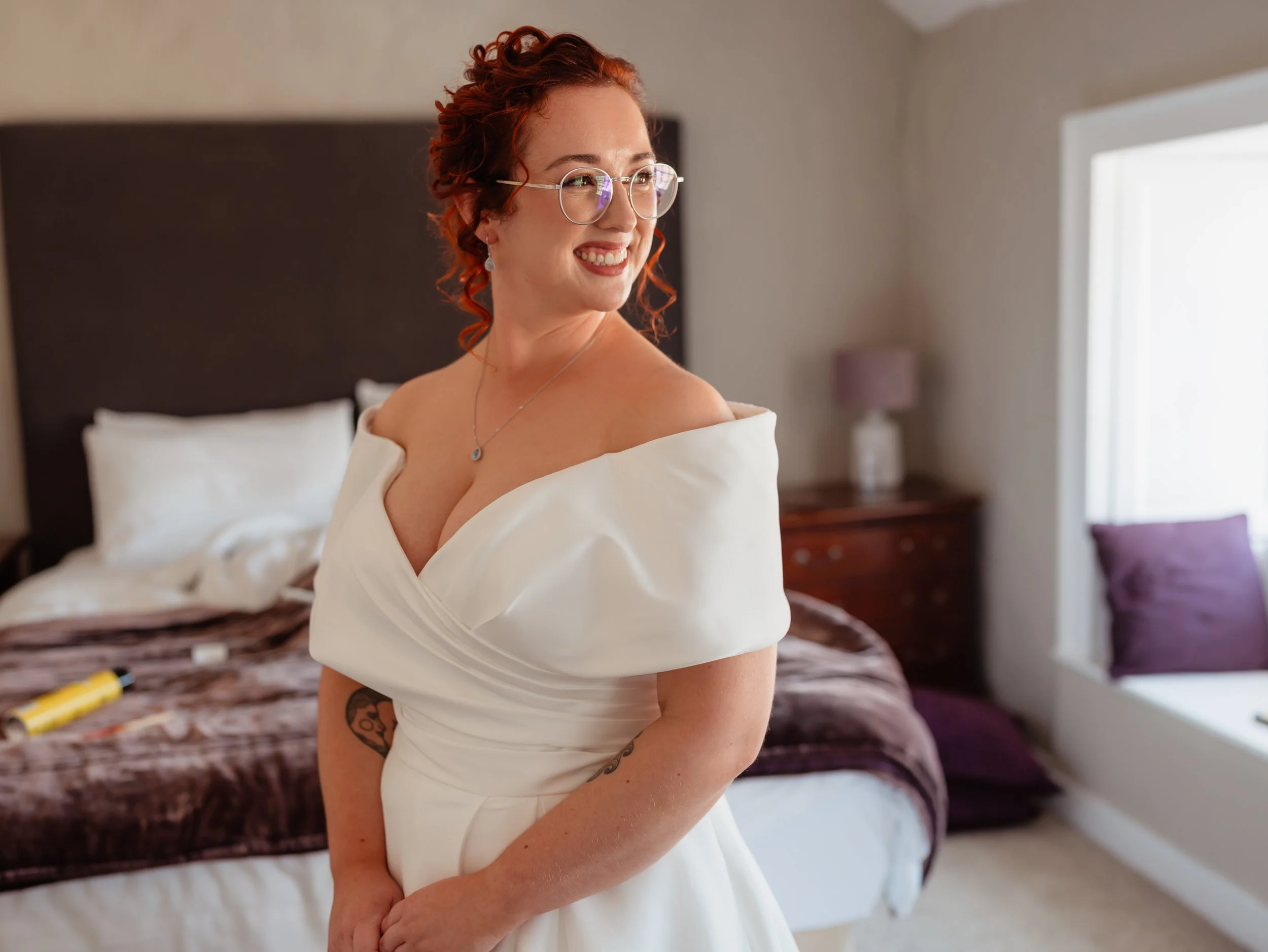 Bride portrait Bear Hotel Cowbridge.