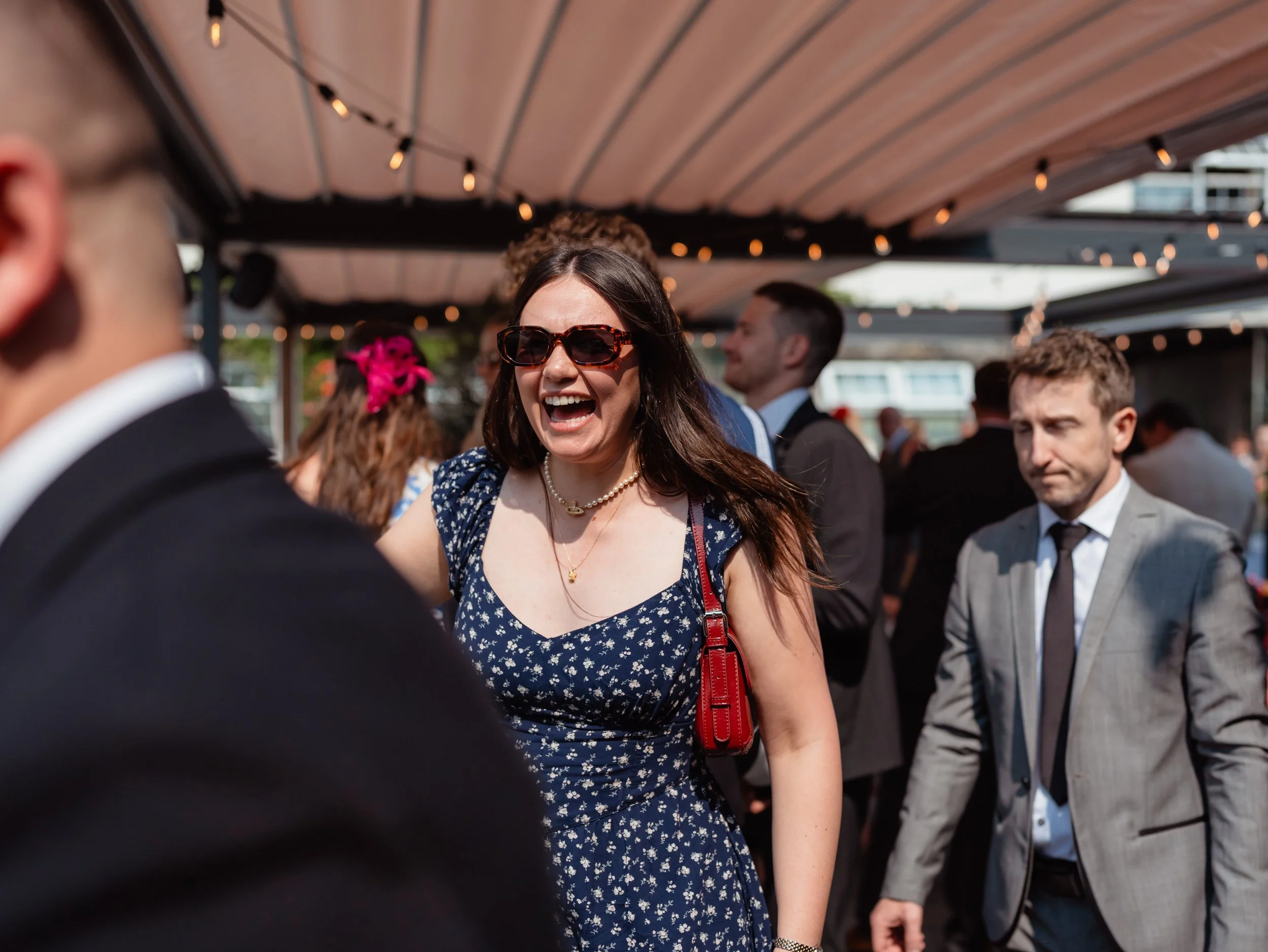 wedding guest line up