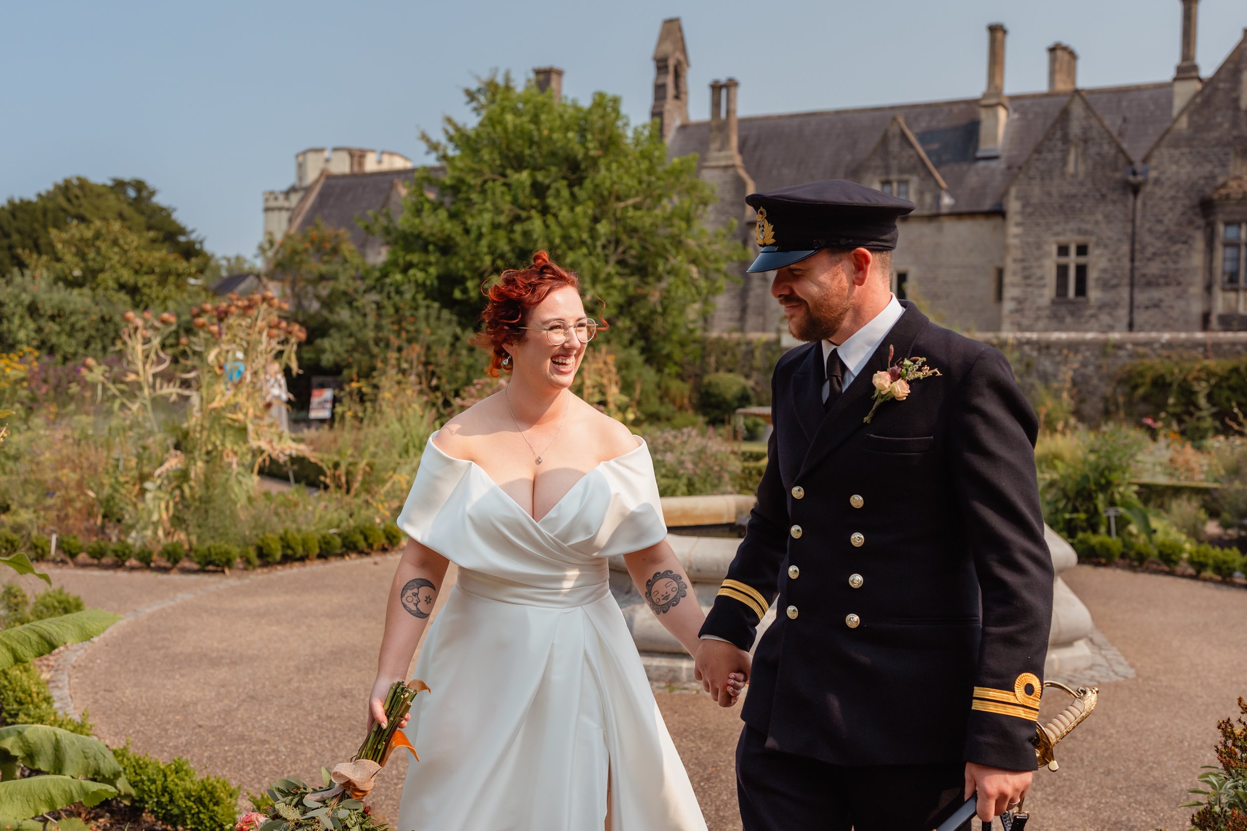 Physic Garden wedding photos