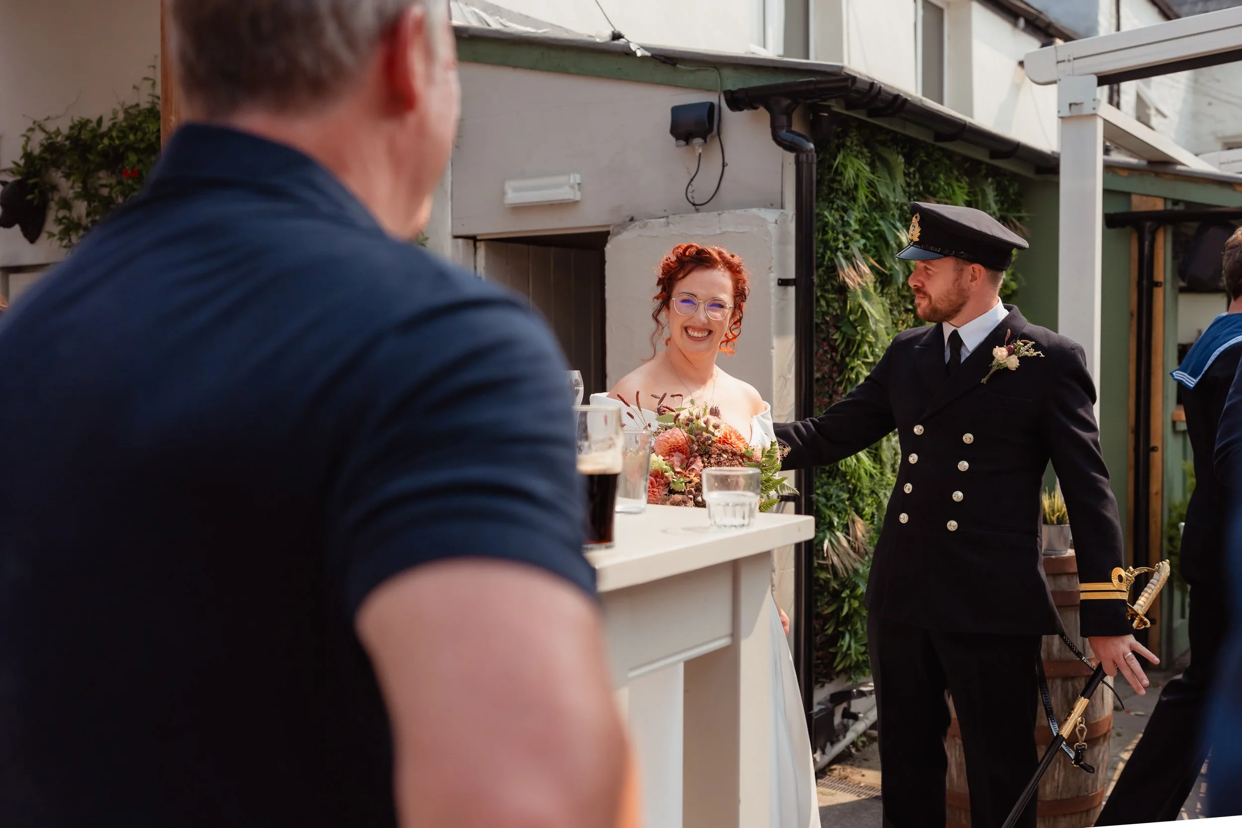 Wedding couples reception