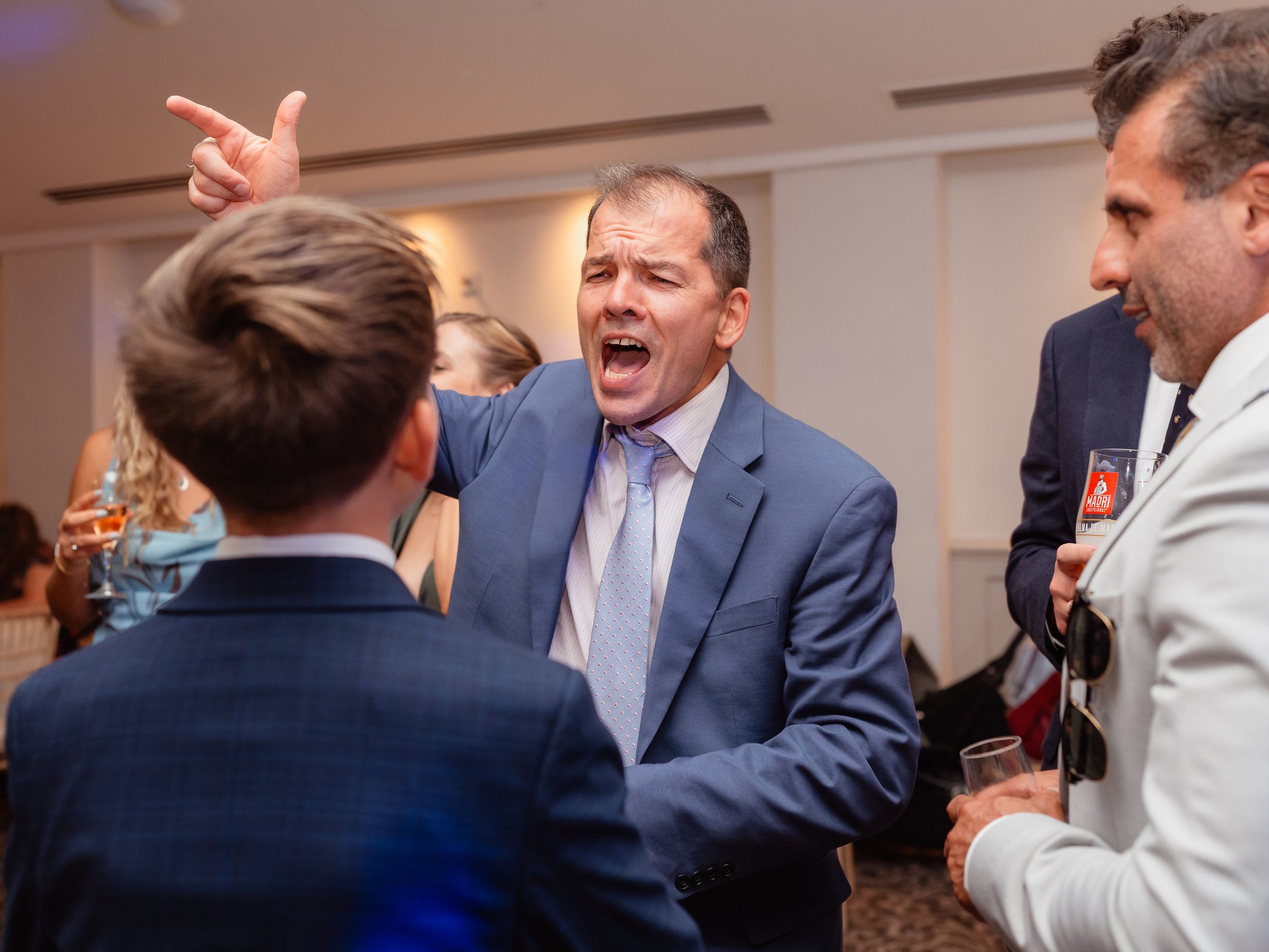 candid dancing wedding