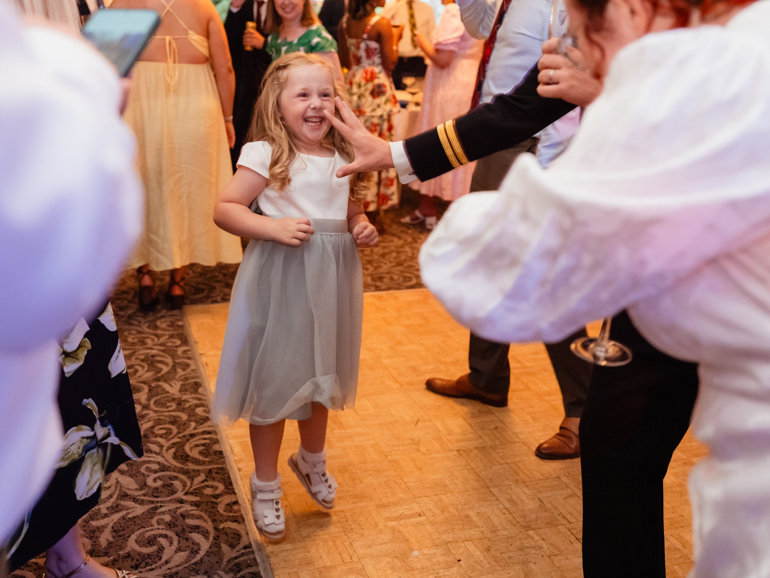 flower girl dancing