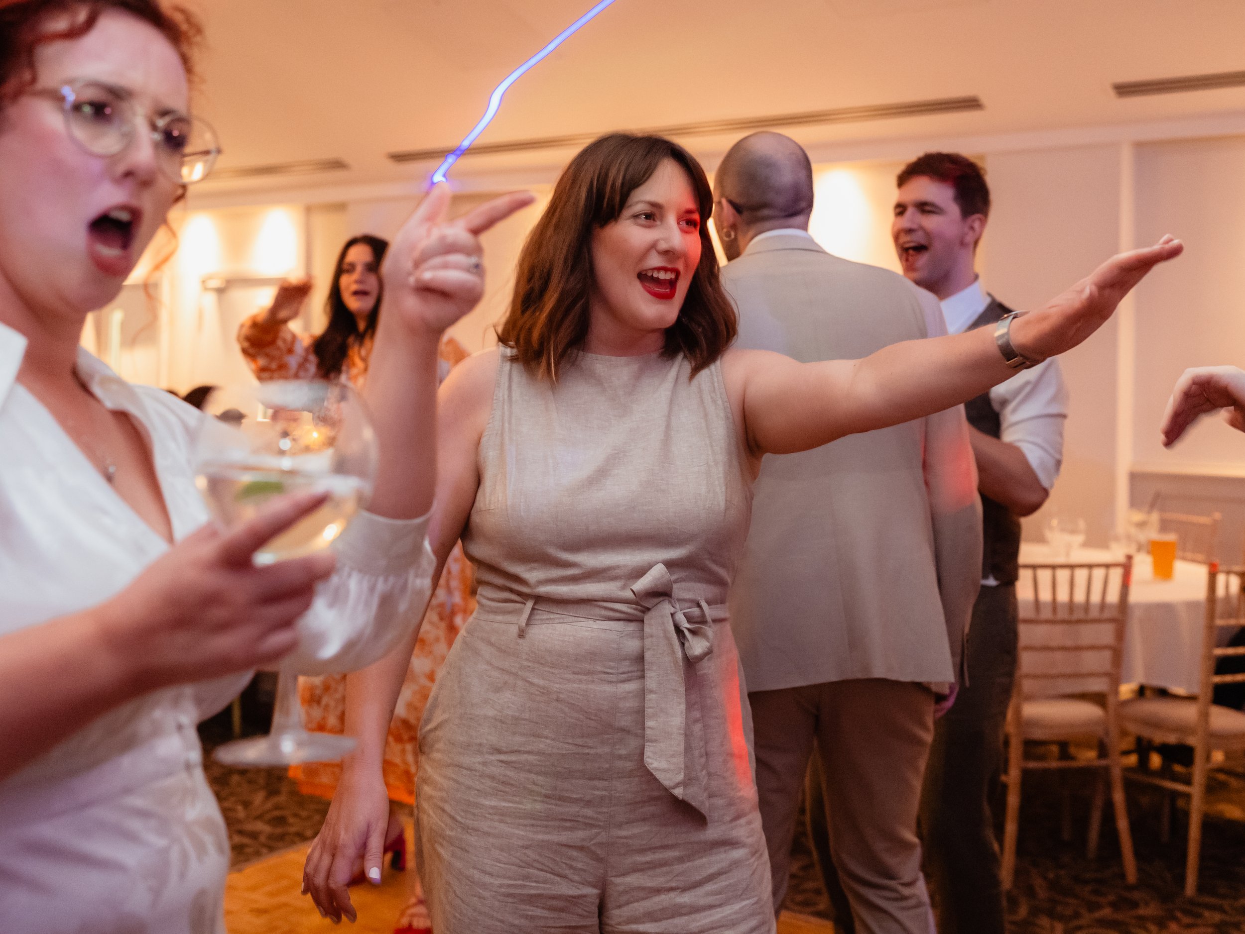 Dancefloor wedding photo